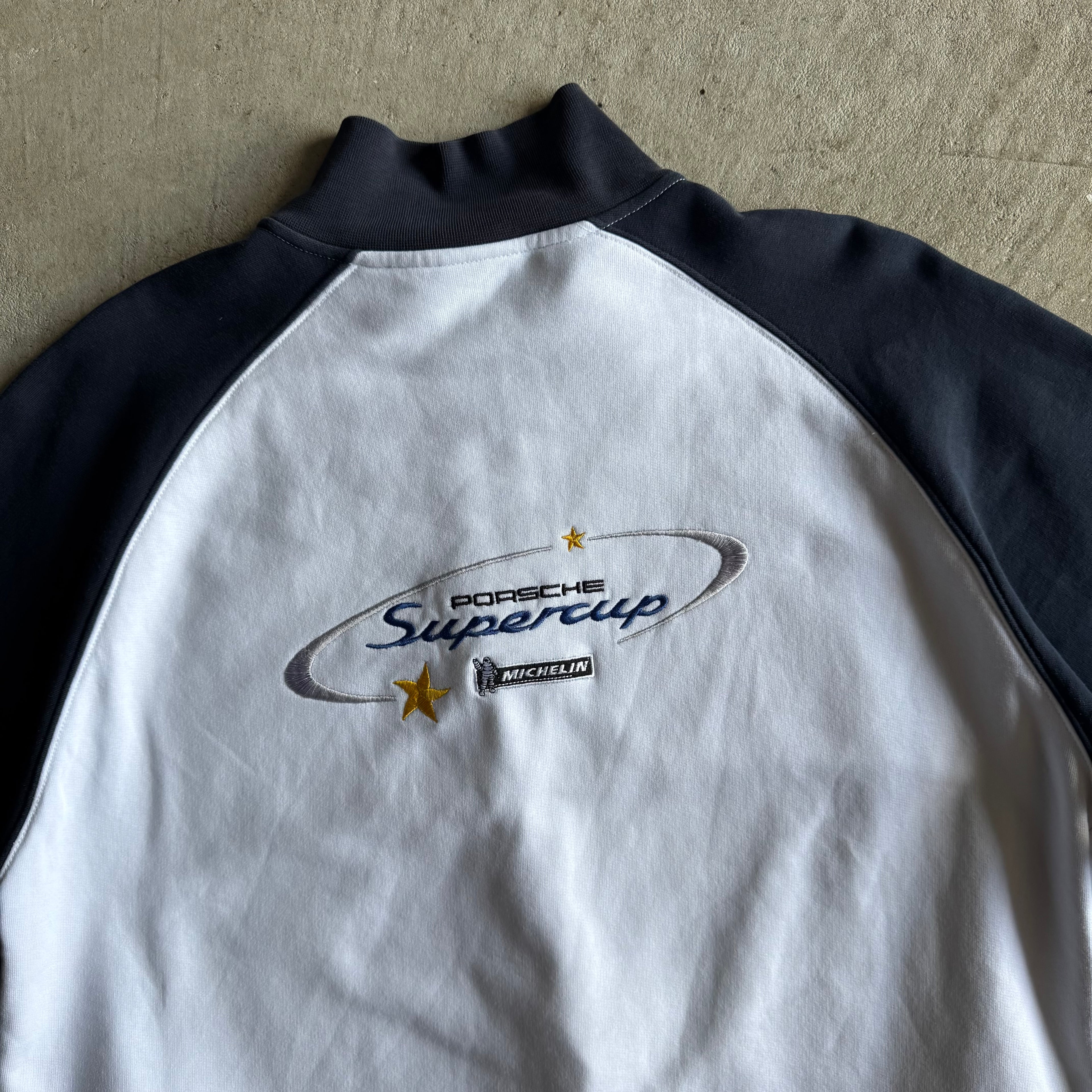 2000s Porsche Selection Michelin Supercup Navy White Jacket (L)