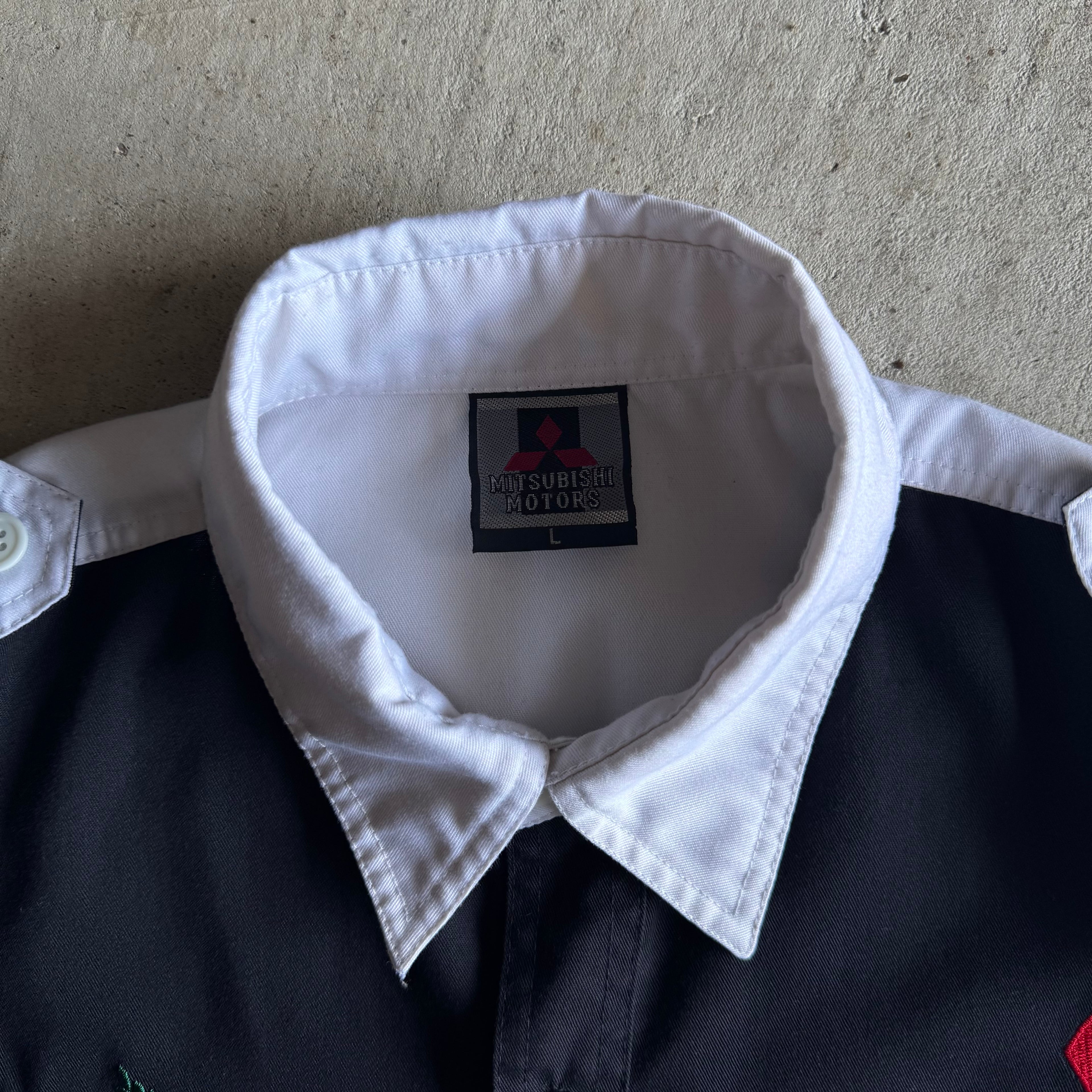 Mitsubishi Motorsports Ralliart Team Button Up Shirt (L)