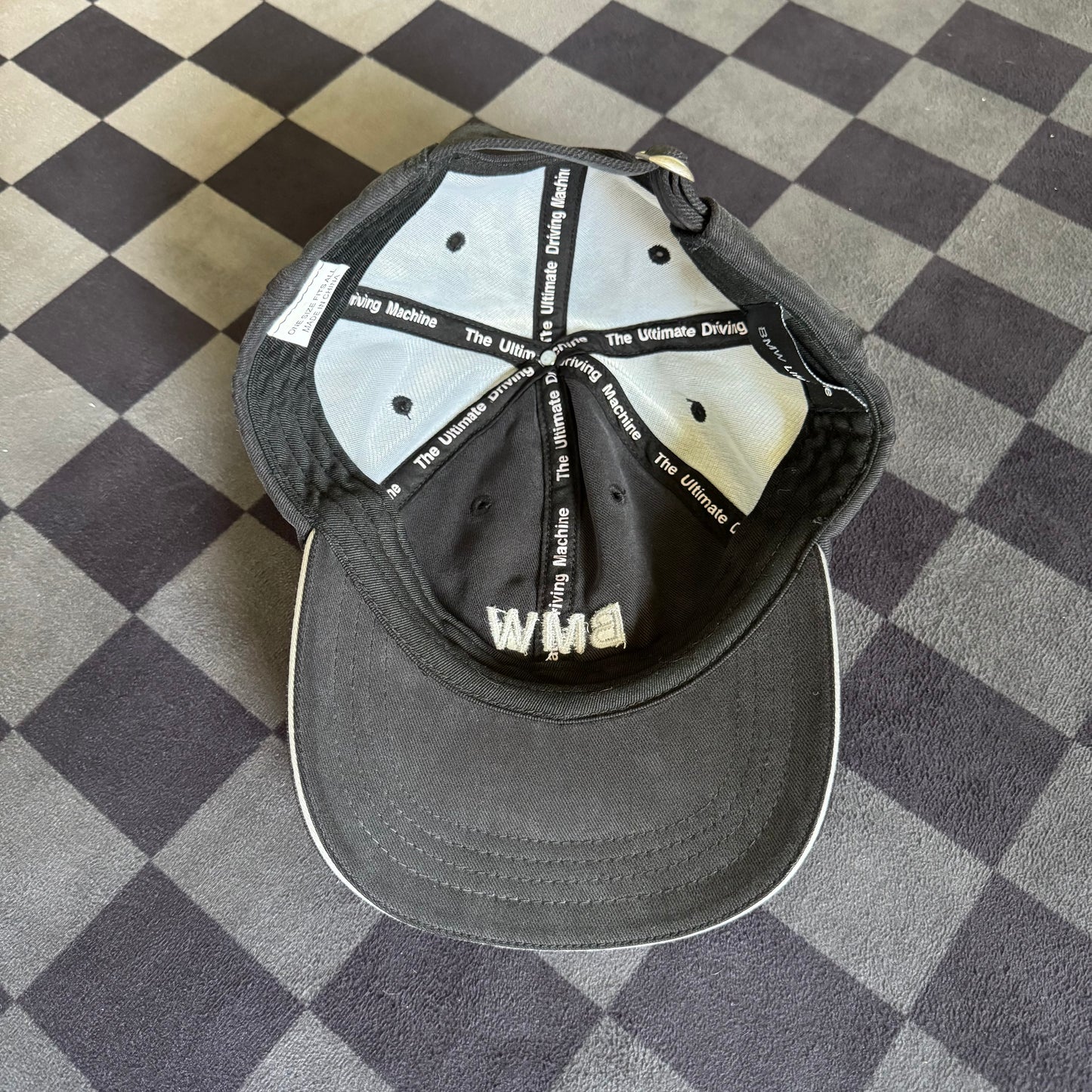 Vintage BMW Lifestyle Navy Strapback Hat Cap
