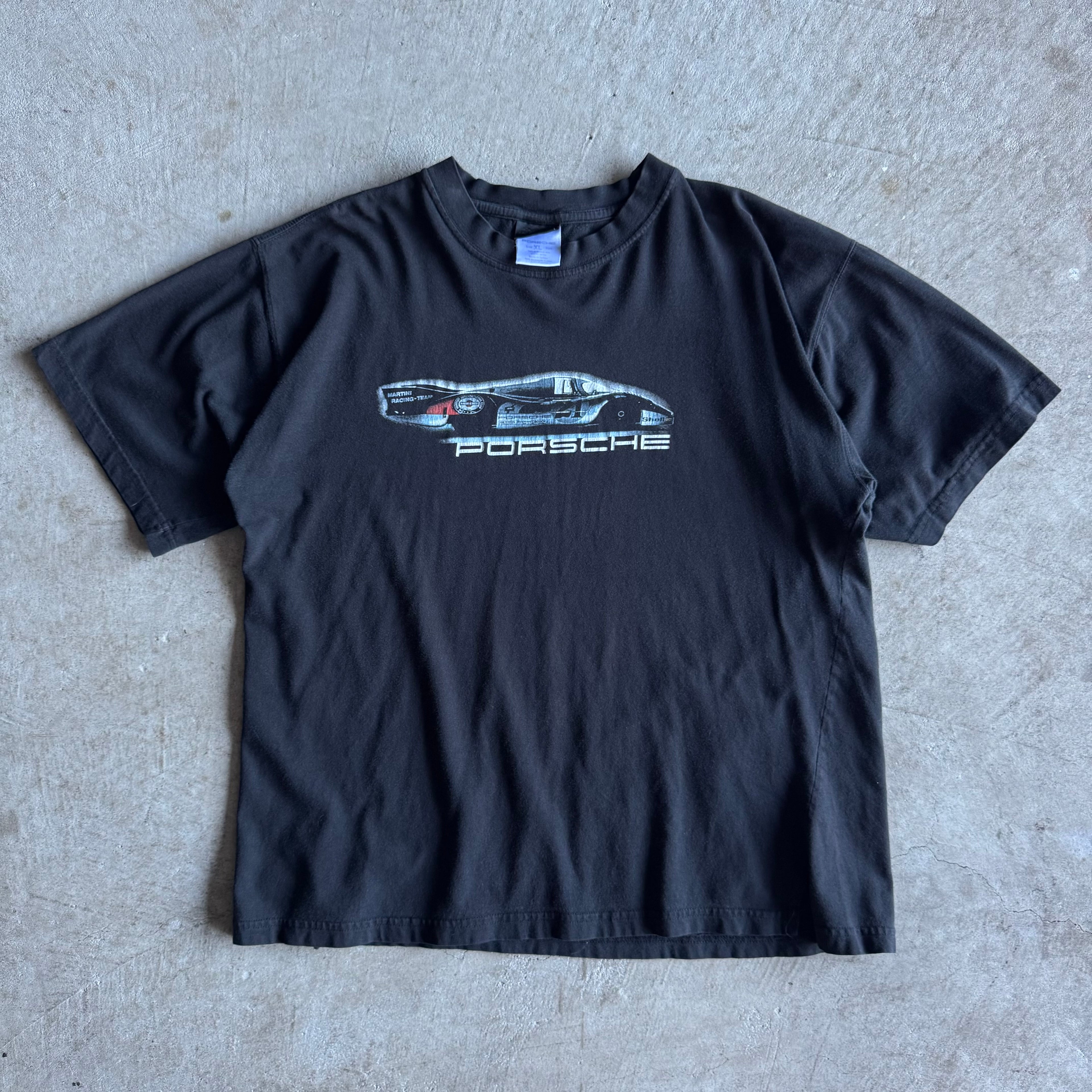 2000s Porsche Martini Racing 917/30 Black T Shirt (XL)