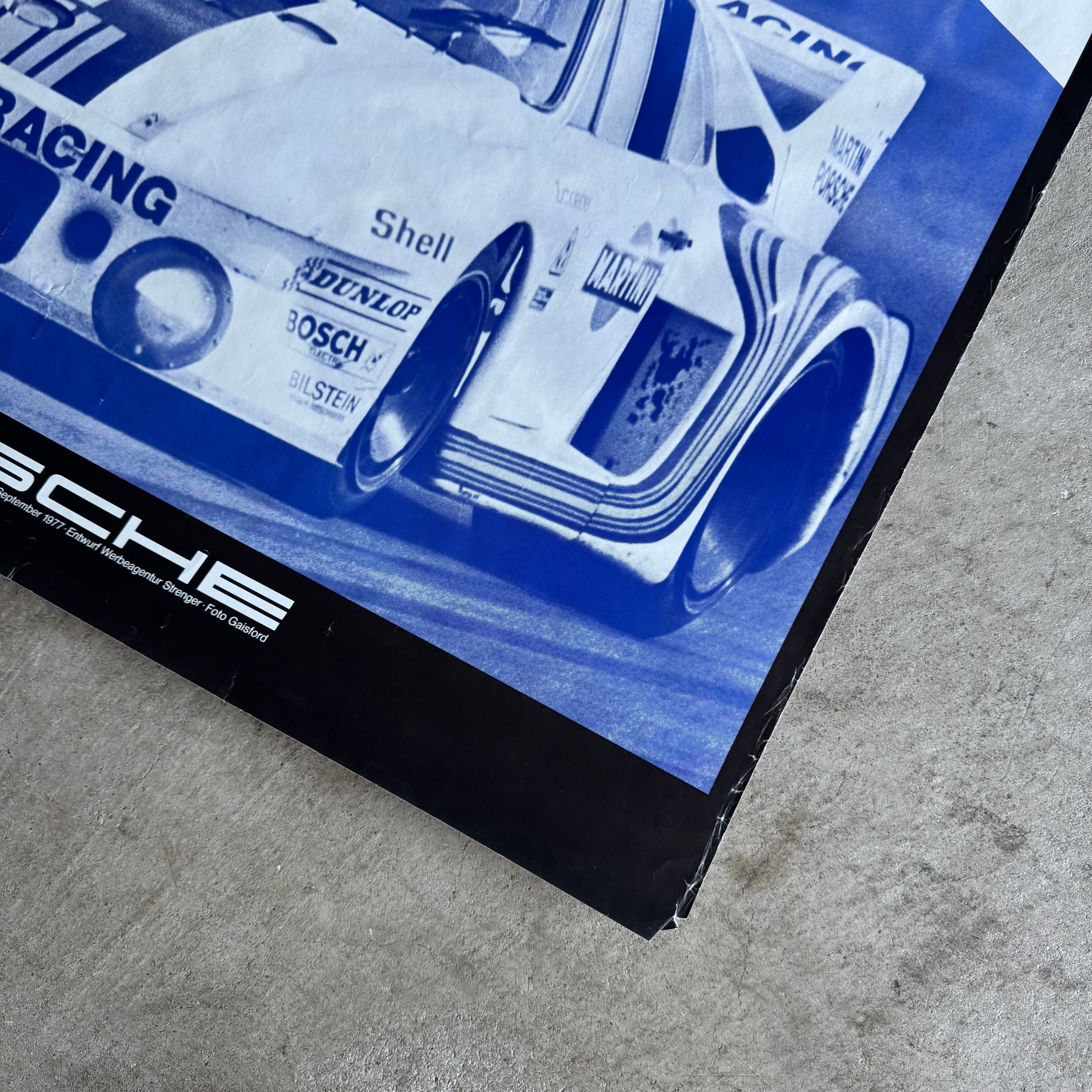 1977 Porsche 6 Hours of Brands Hatch 935 Victory Poster