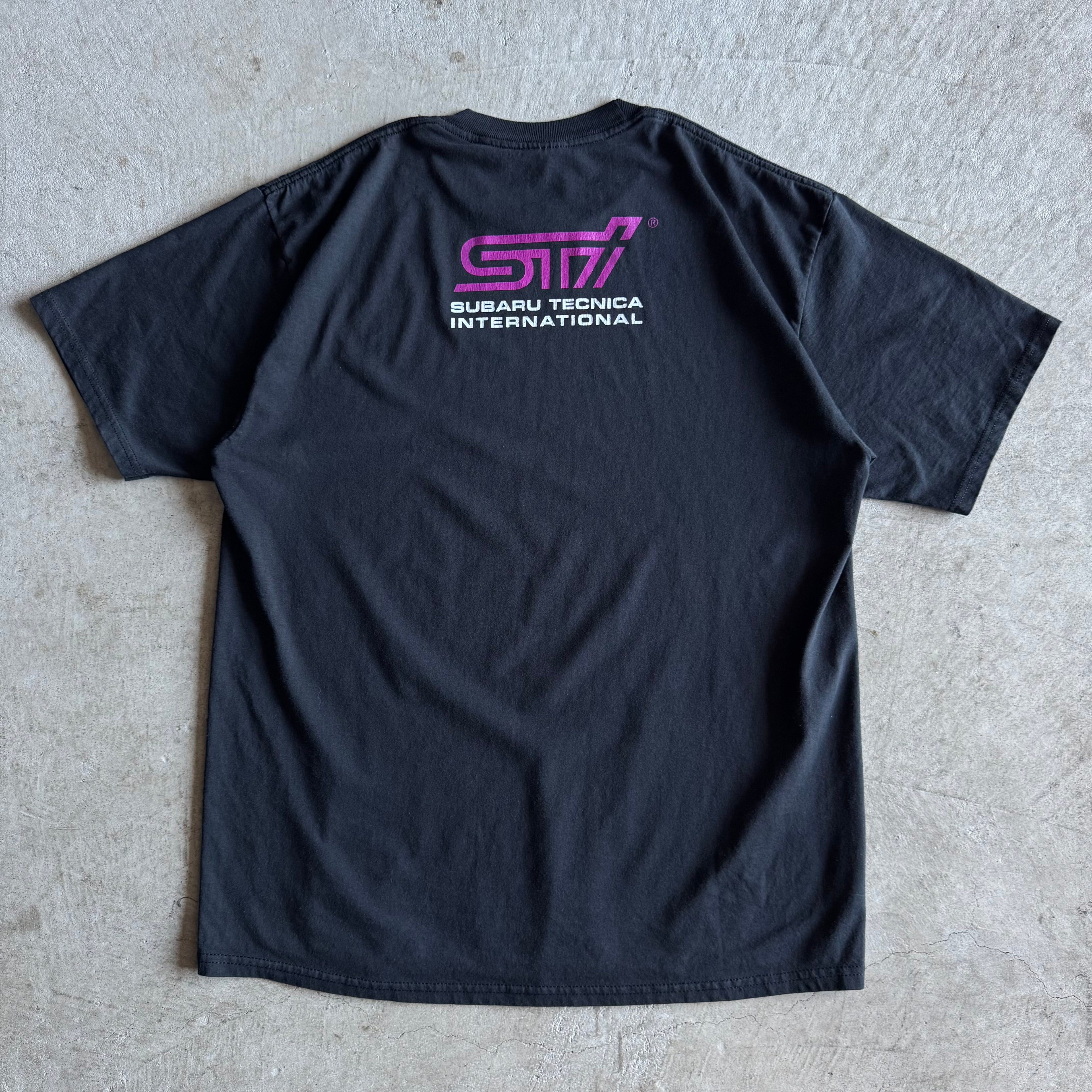 90s Subaru Technica Internation STI Black T Shirt (XL)