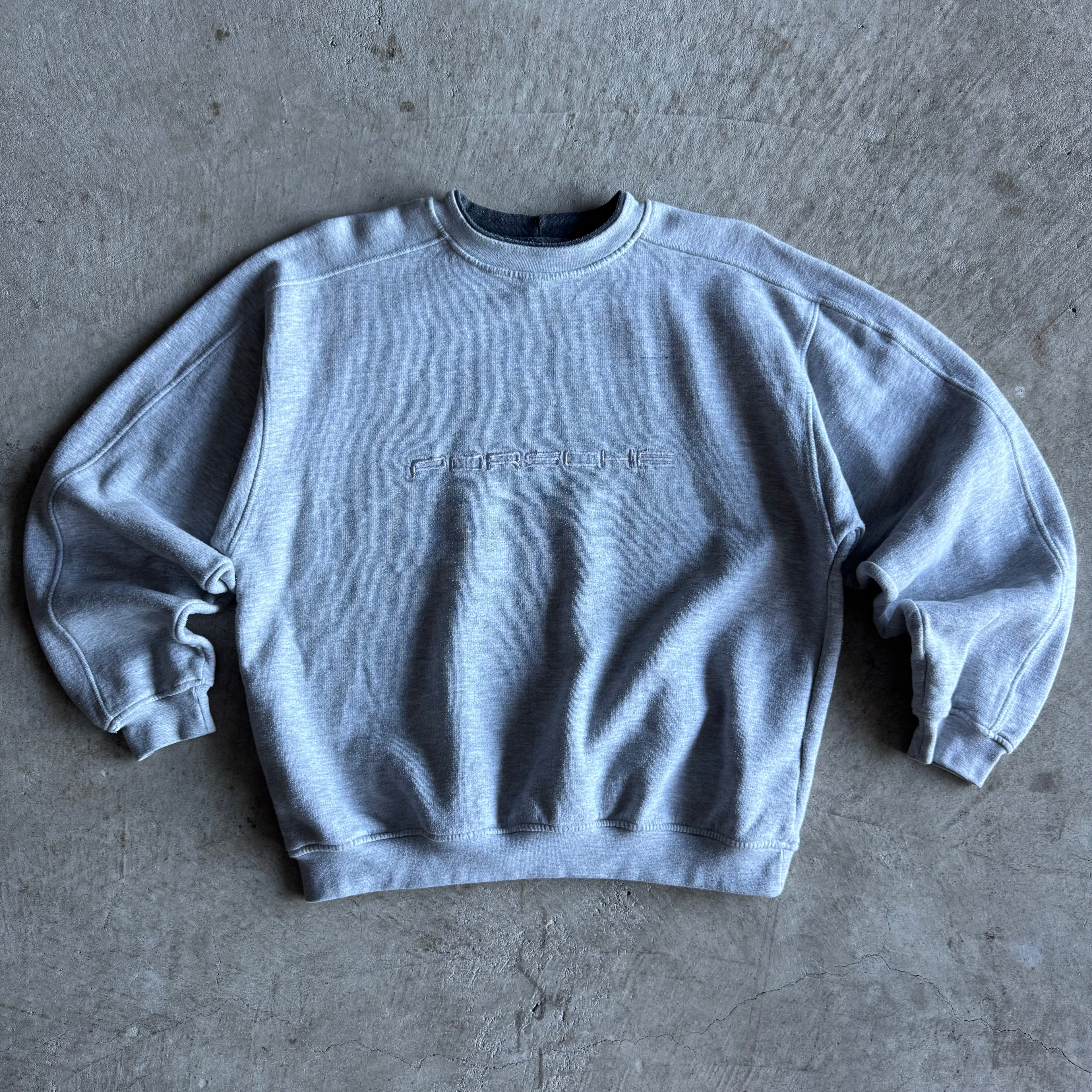 90s Porsche Selection Grey Crewneck Sweater (M)