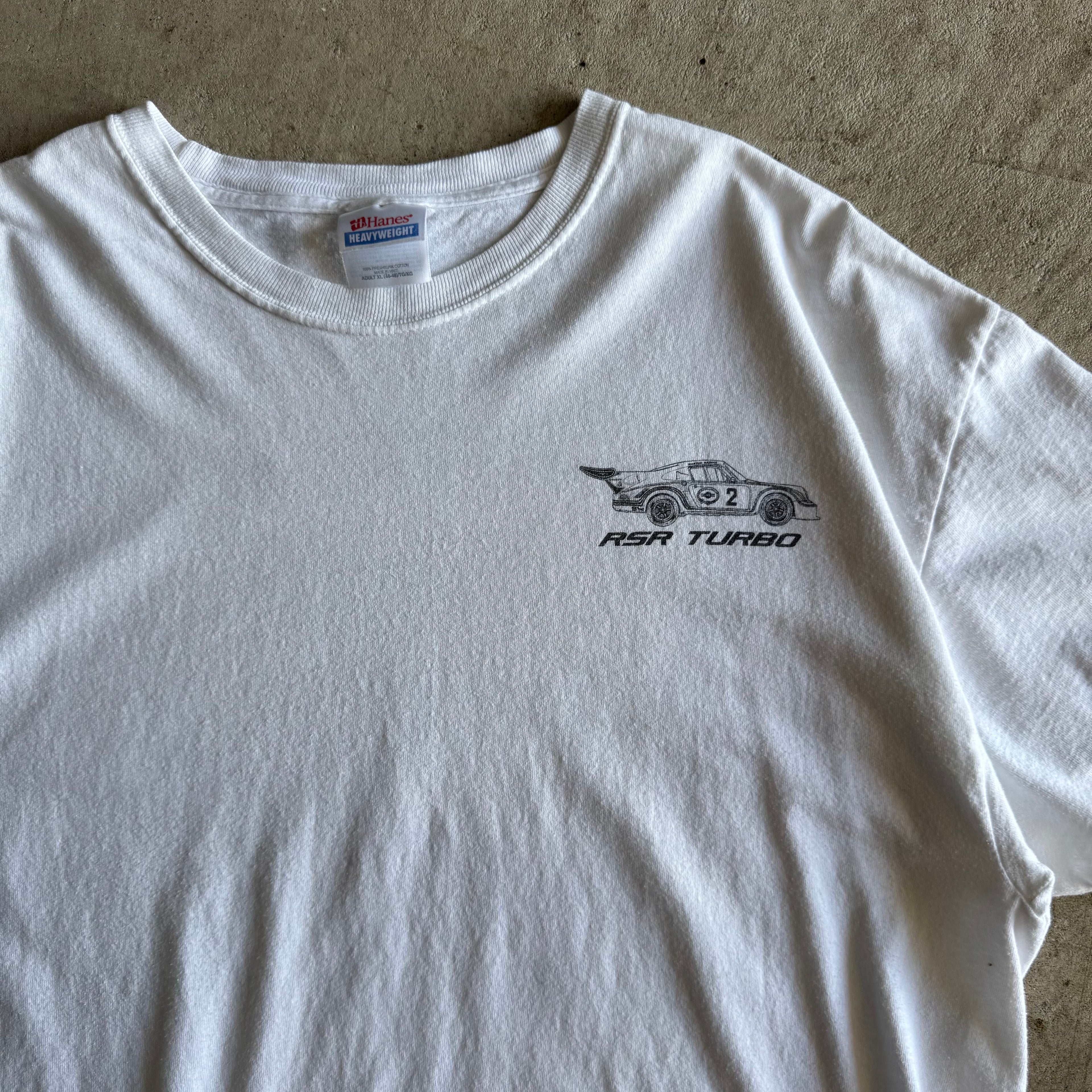 90s Porsche Martini Racing Turbo RSR White T Shirt (XL)