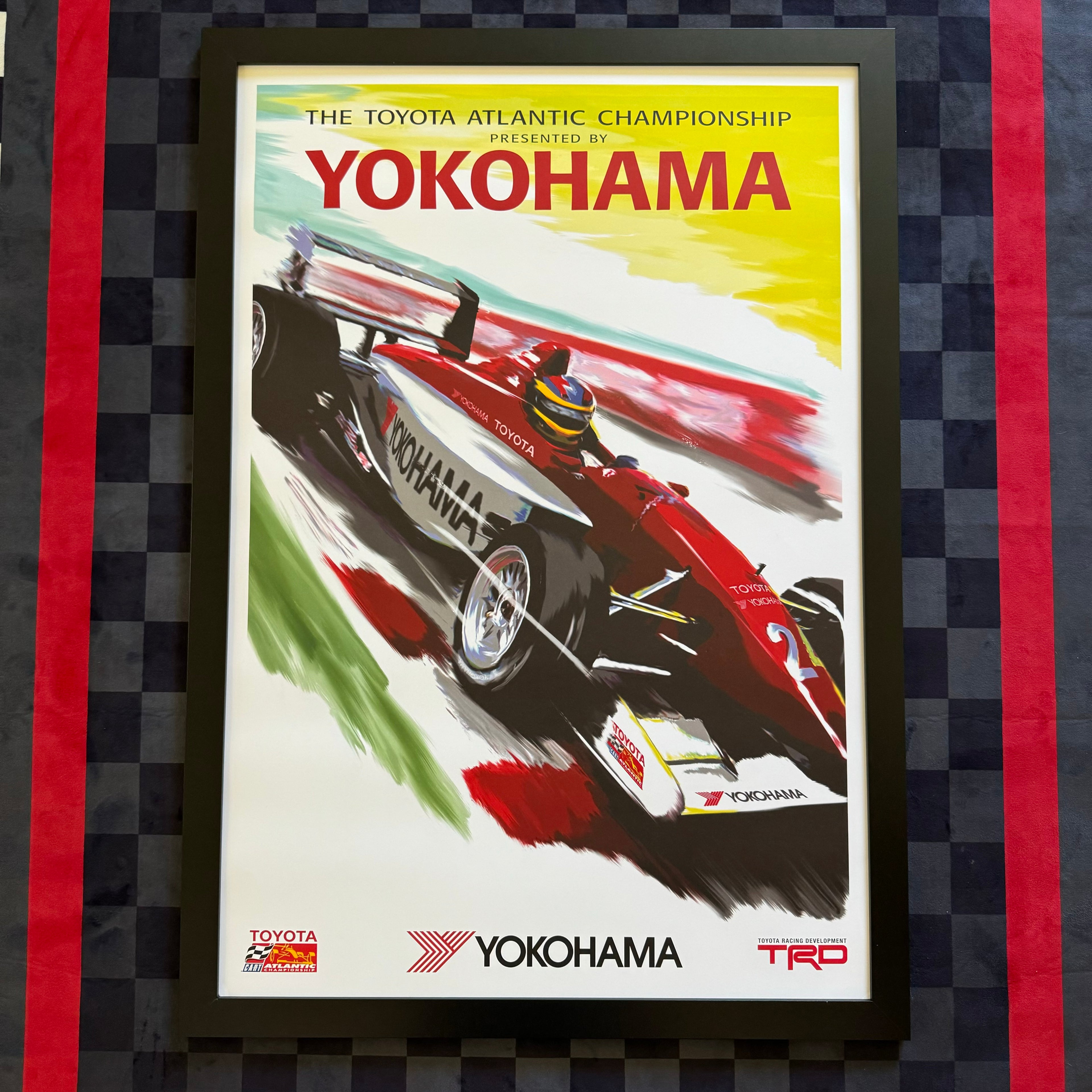 Original Yokohama Toyota CART Atlantic Championship Race Poster