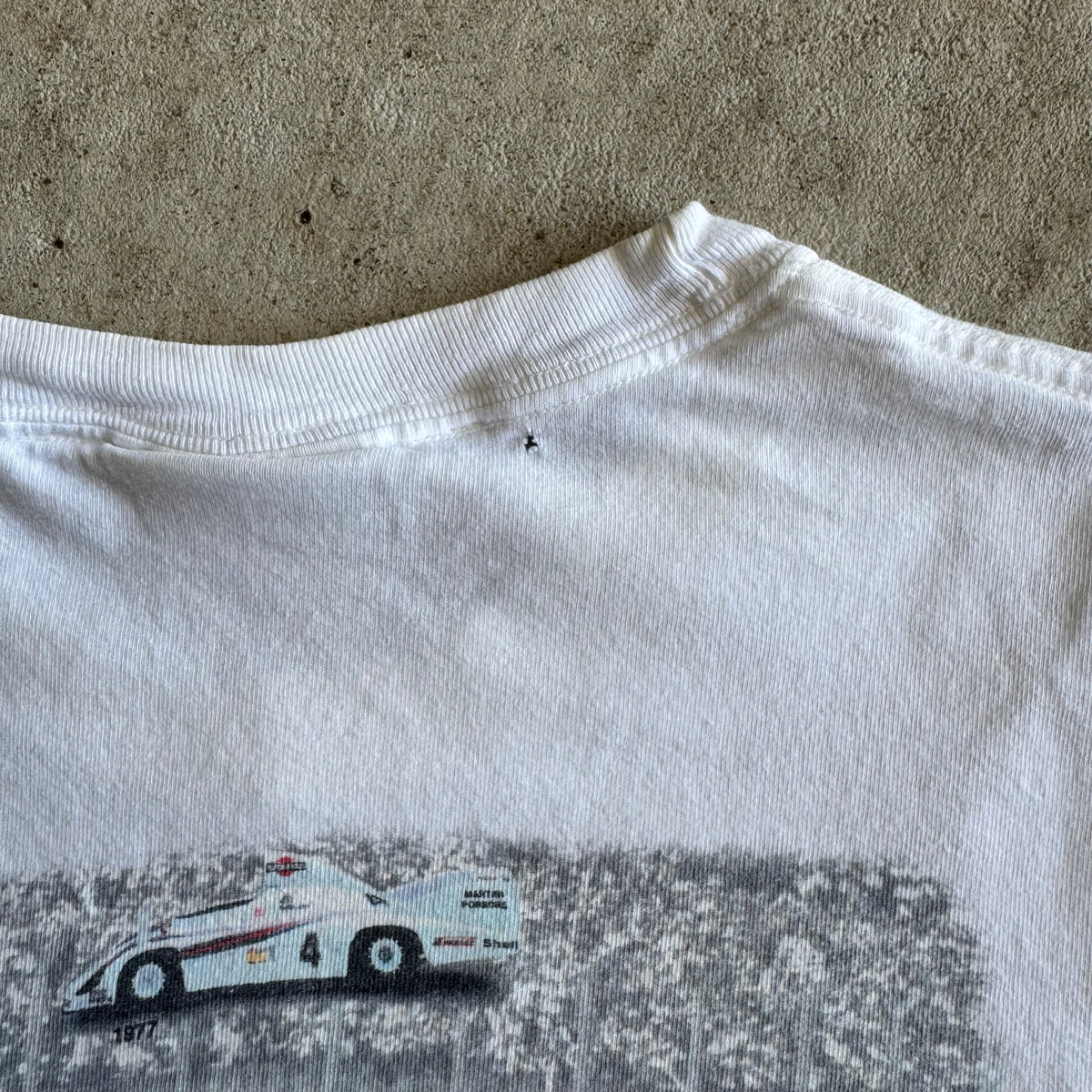 90s Porsche Selection Legends of Le Mans White T Shirt (XL)