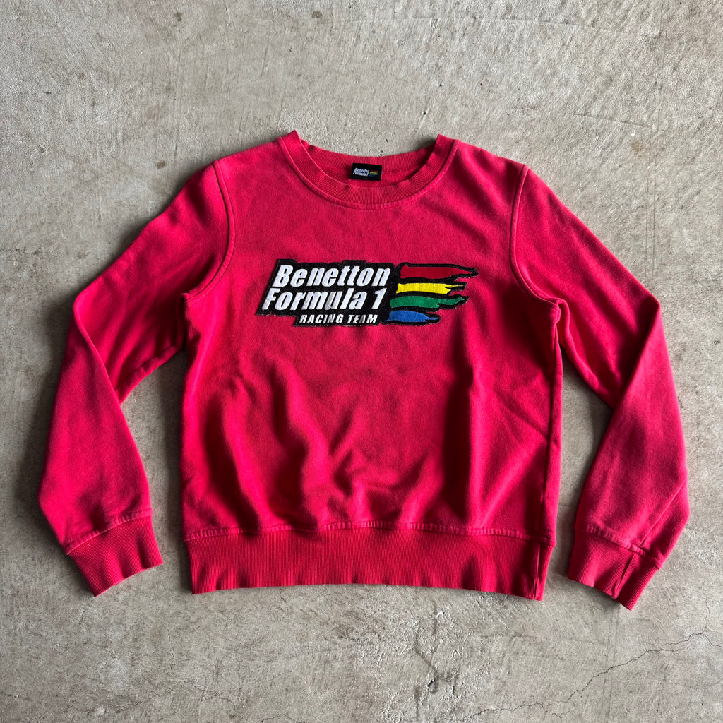 90s Benetton Formula 1 Racing Team Crewneck Sweater (S)