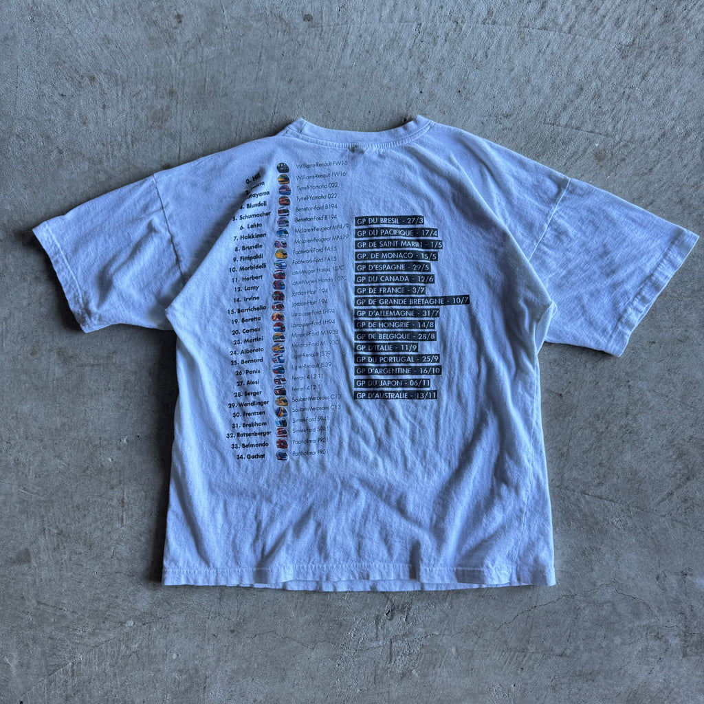 1994 Formula 1 Team Mild Seven Grid & Schedule T Shirt (L)