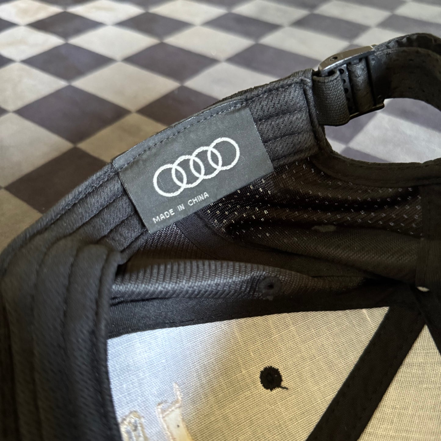 Audi Motorsports R 18 Black Red Hat Cap