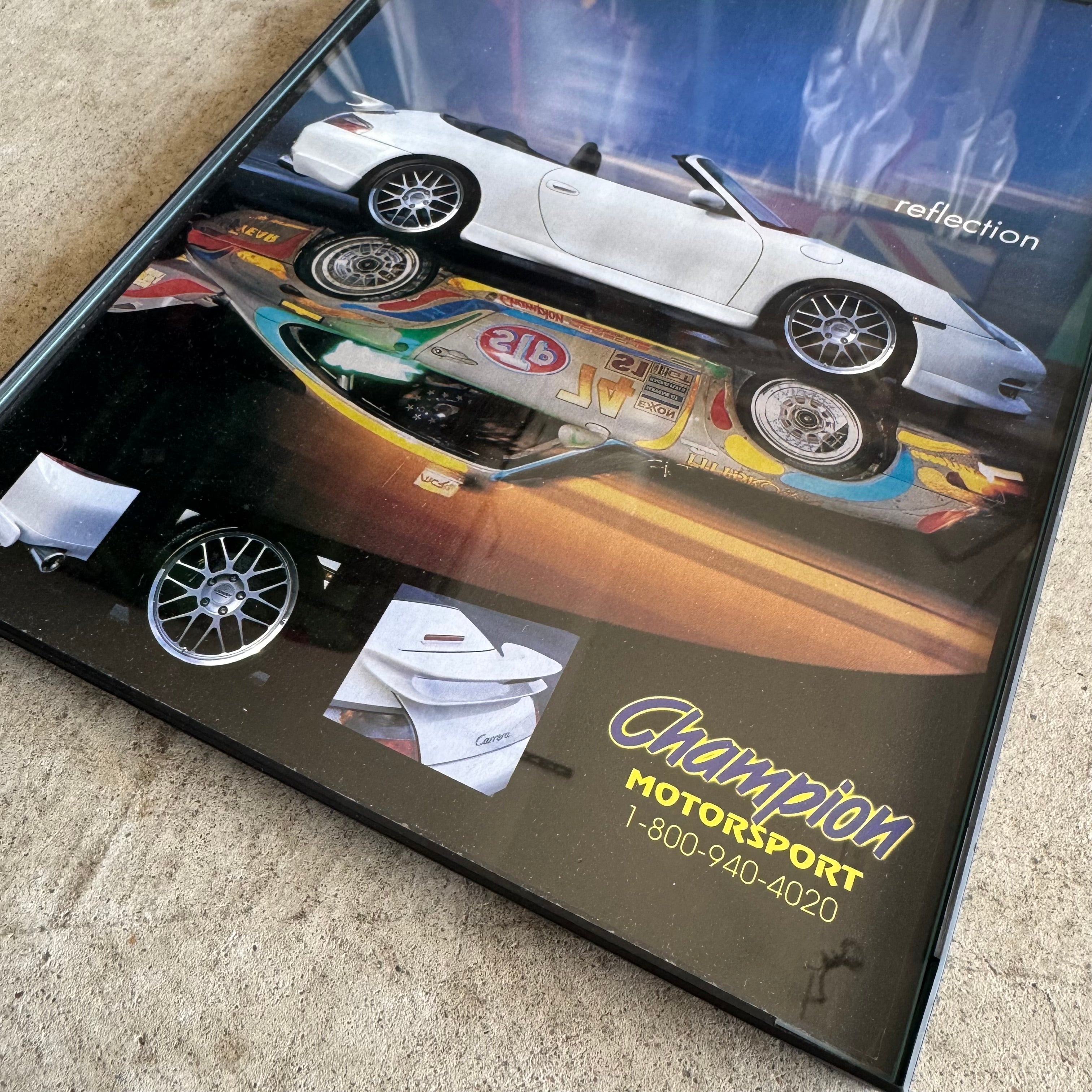 90s Porsche Champion Motorsport Framed Advertisement