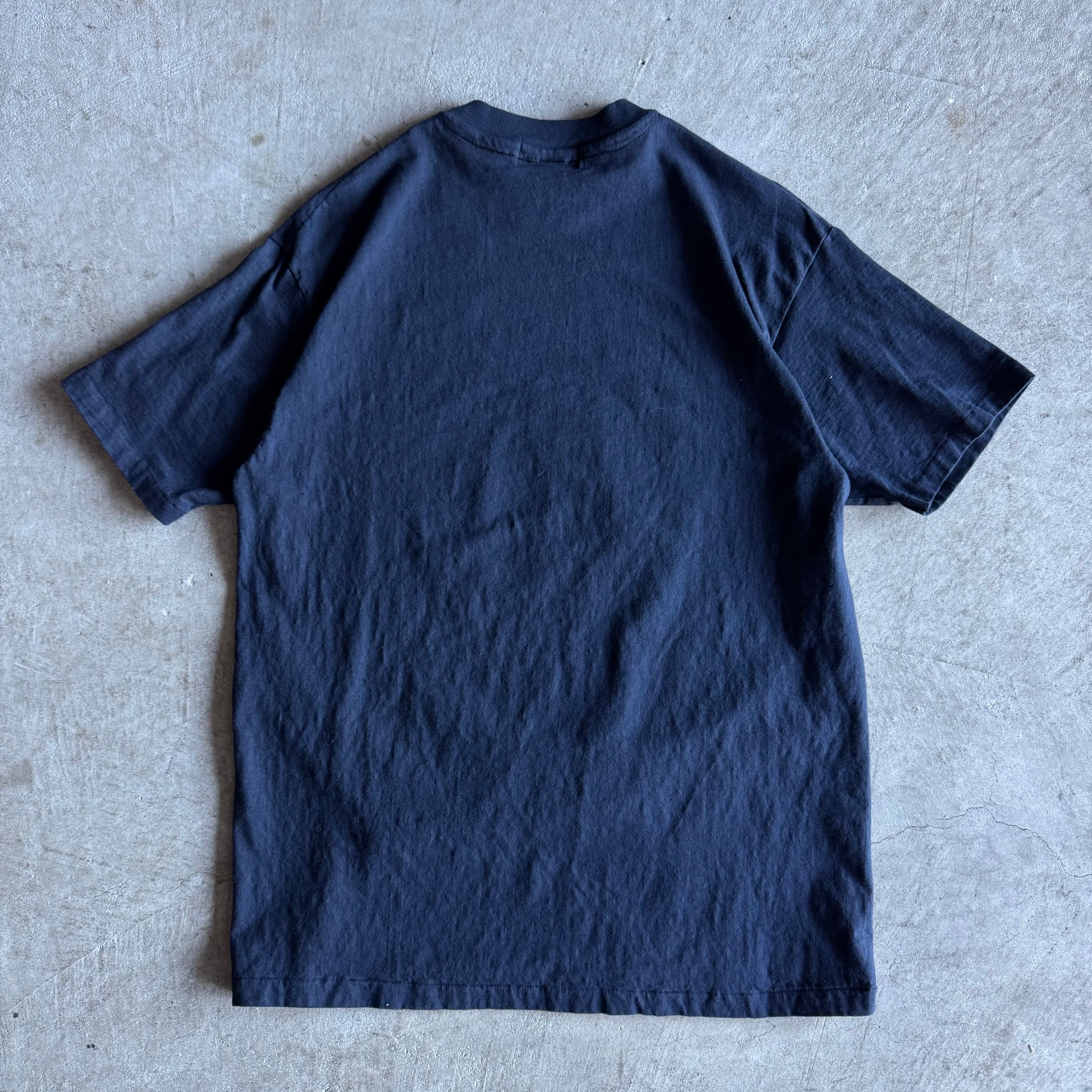 80s Porsche Limited 936 24 Heures du Mans Winner Navy T Shirt (XL)