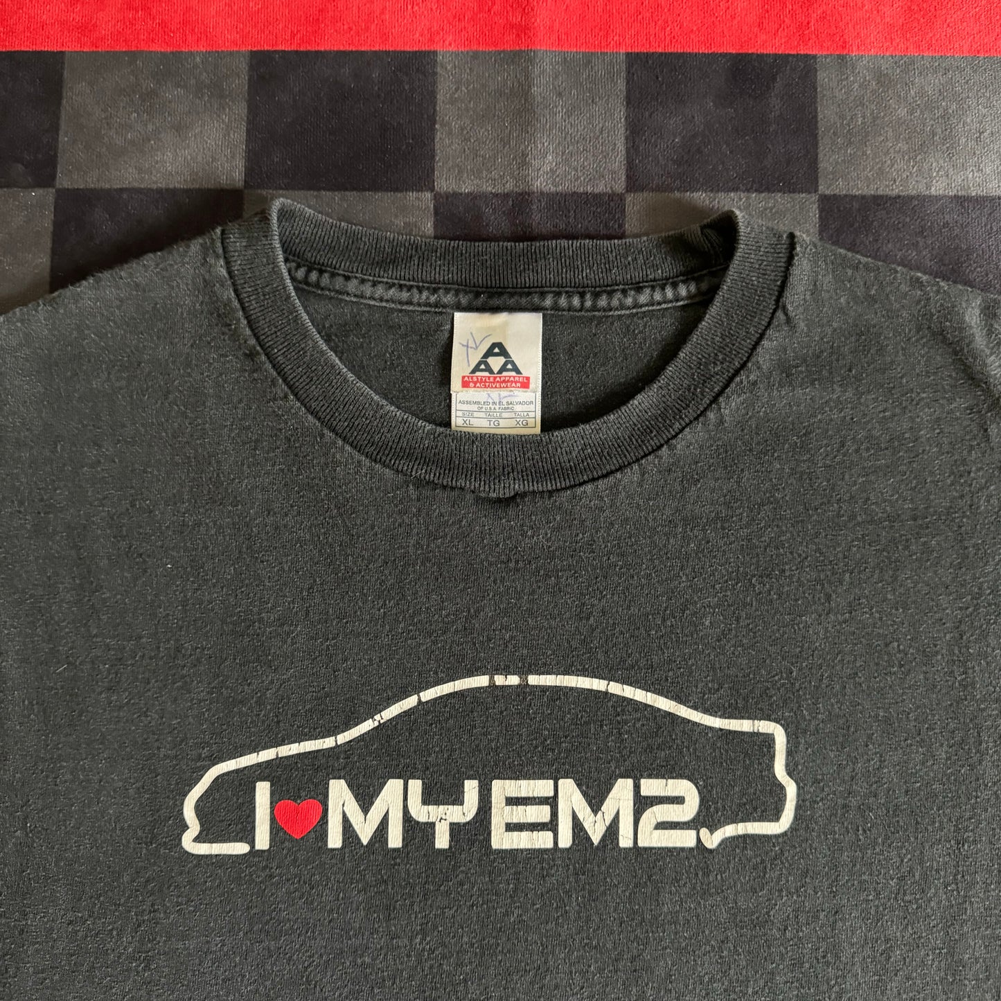 Honda Civic I <3 MY EM2 Black T Shirt