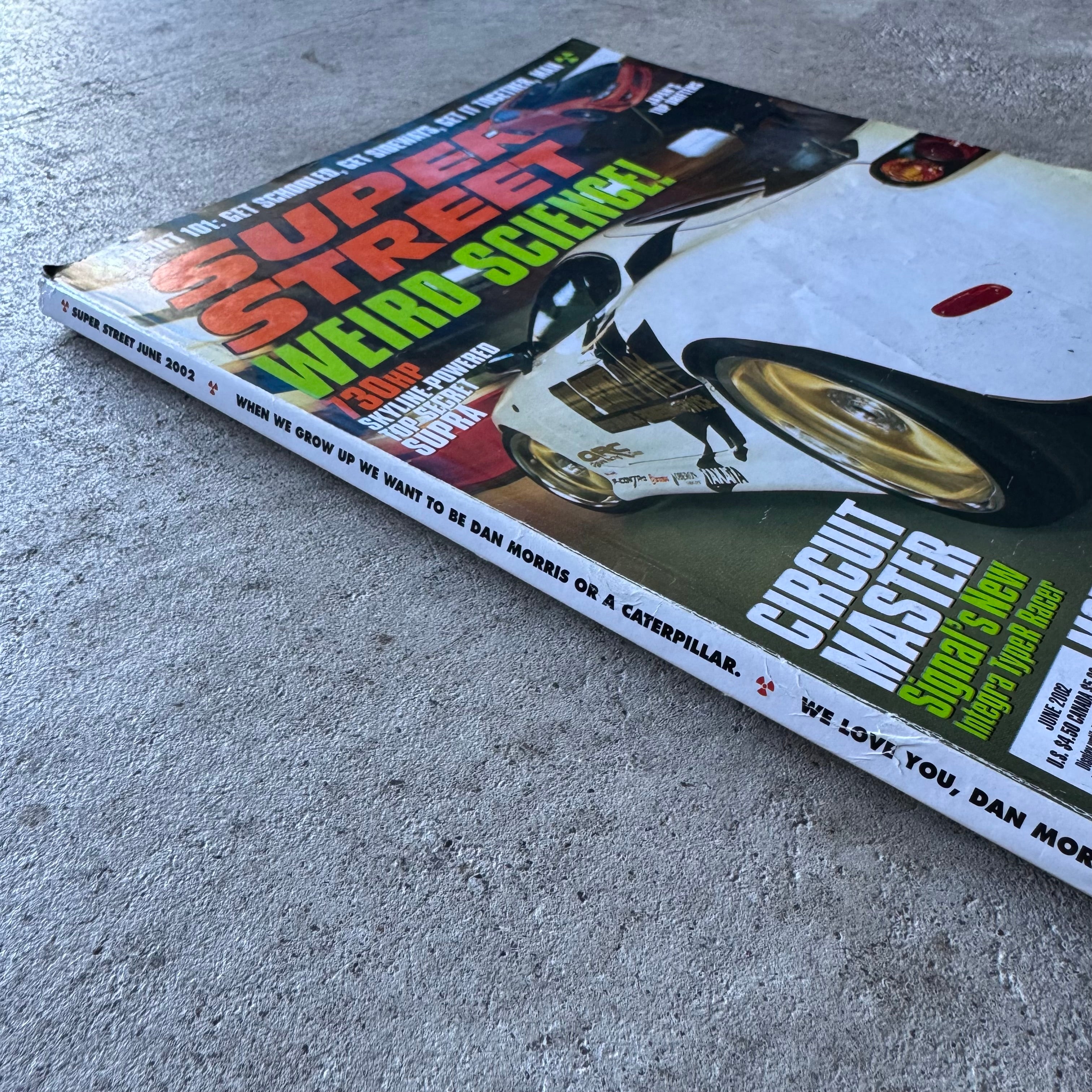 Super Street June 2002 Tuner Magazine Top Secret Supra Cover