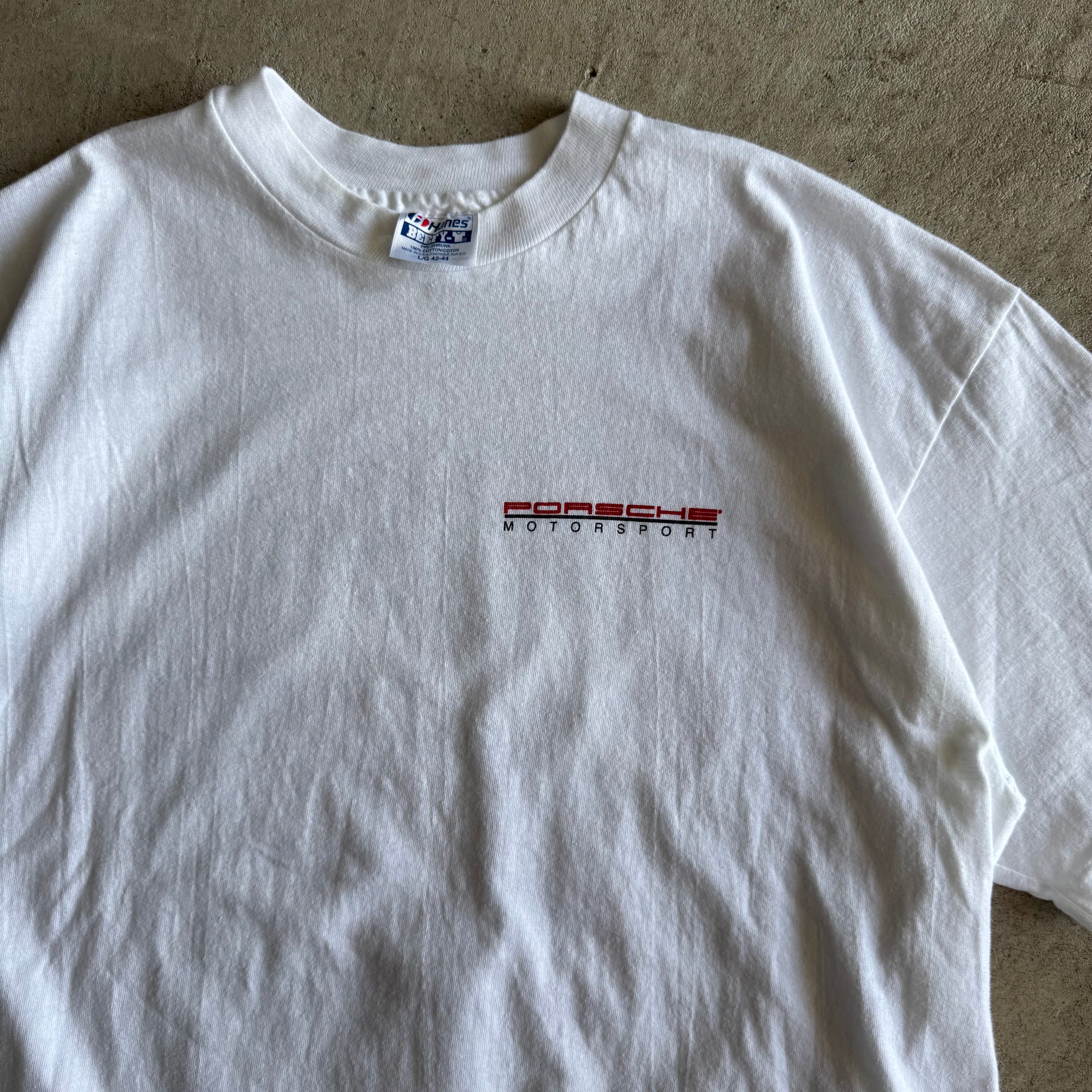 90s Porsche Motorsport Brumos IMSA Champions White T Shirt (L)