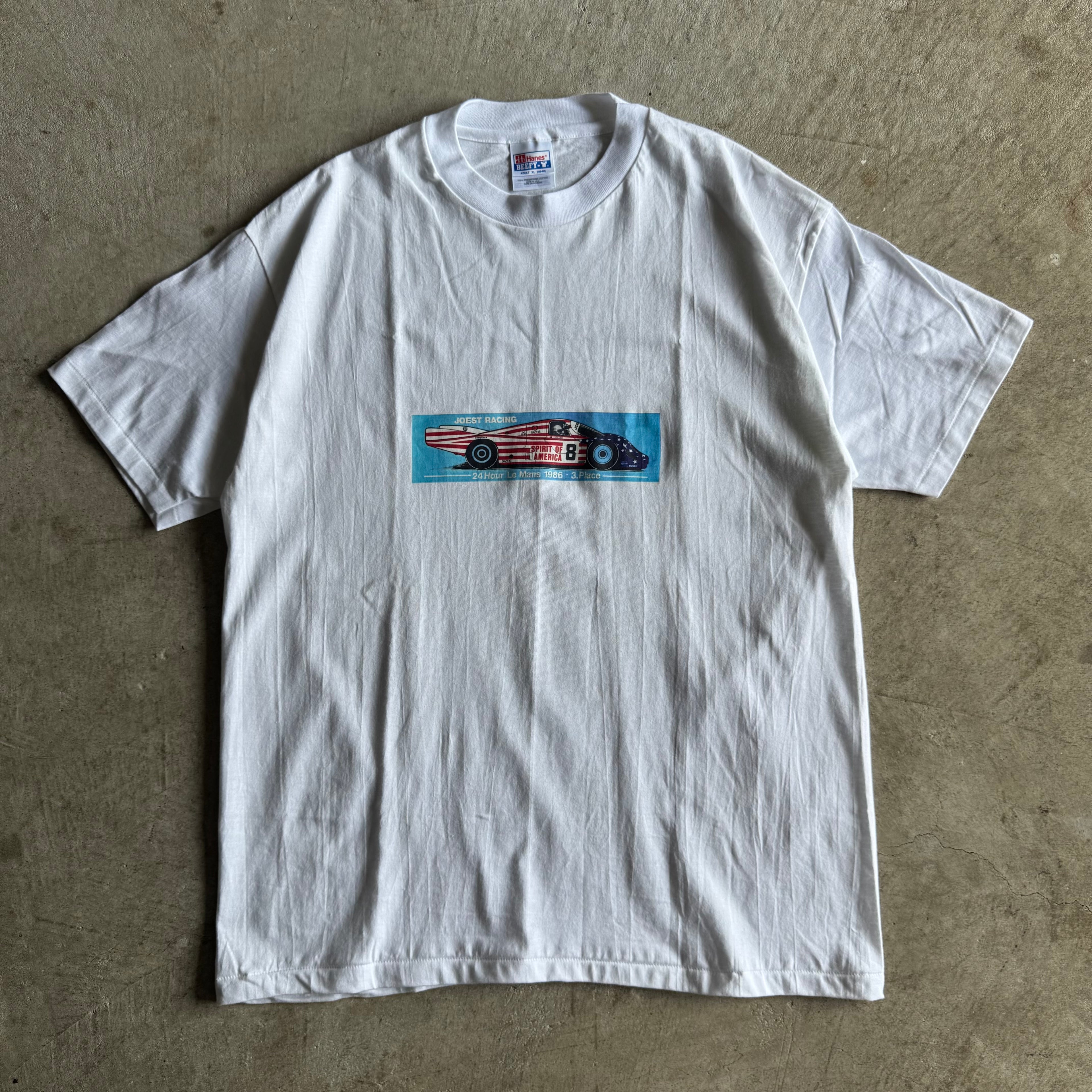 90s Porsche Joest Spirit of America White T Shirt (XL)