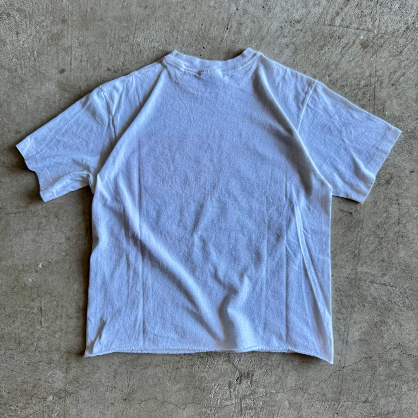 Vintage 1990 Nissan Grand Prix of Ohio GTP White Cropped T Shirt Size Medium