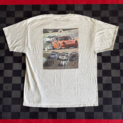 2012 Porsche Owners Club Laguna Seca Charity Event Gray T Shirt XXL