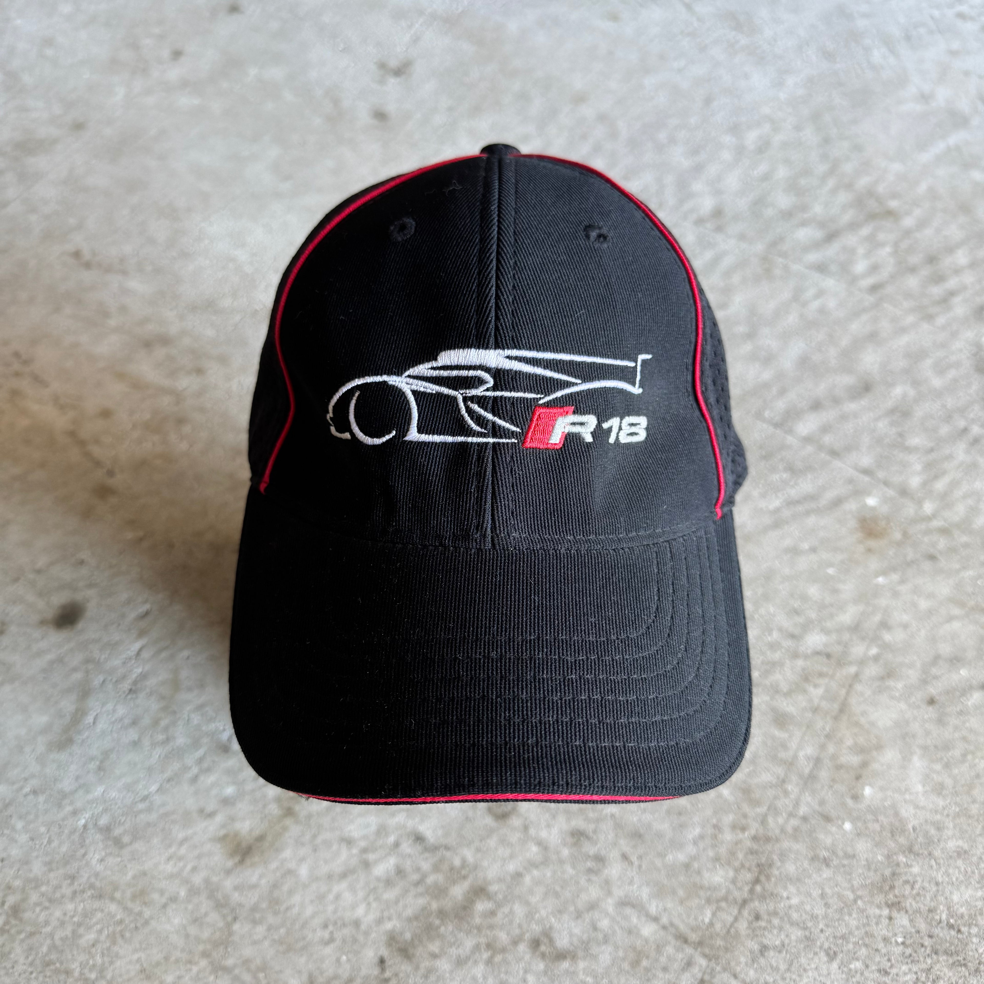 Audi Motorsports R18 Red Black Mesh Cap Hat