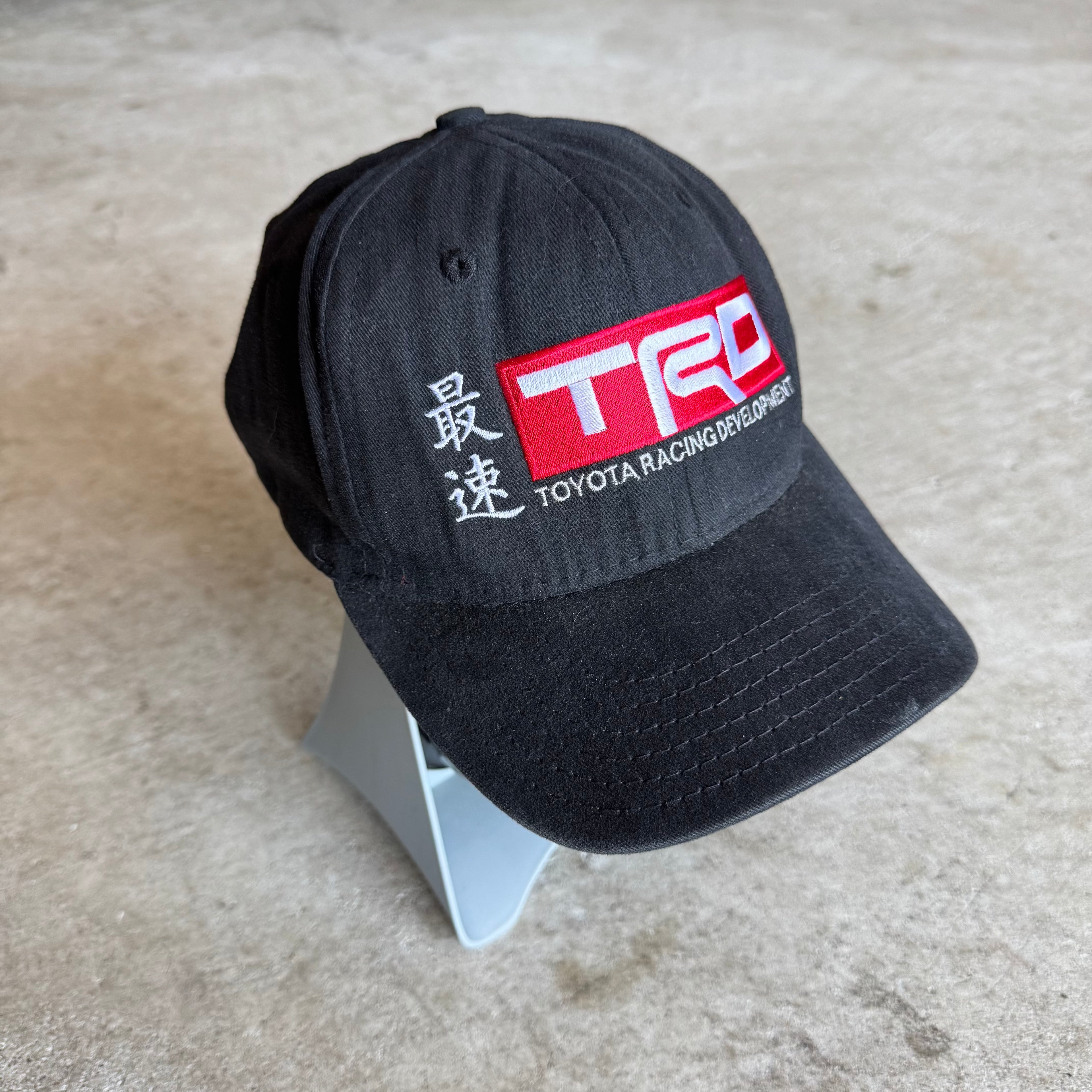 90s Toyota TRD Kanji Black Snapback Hat