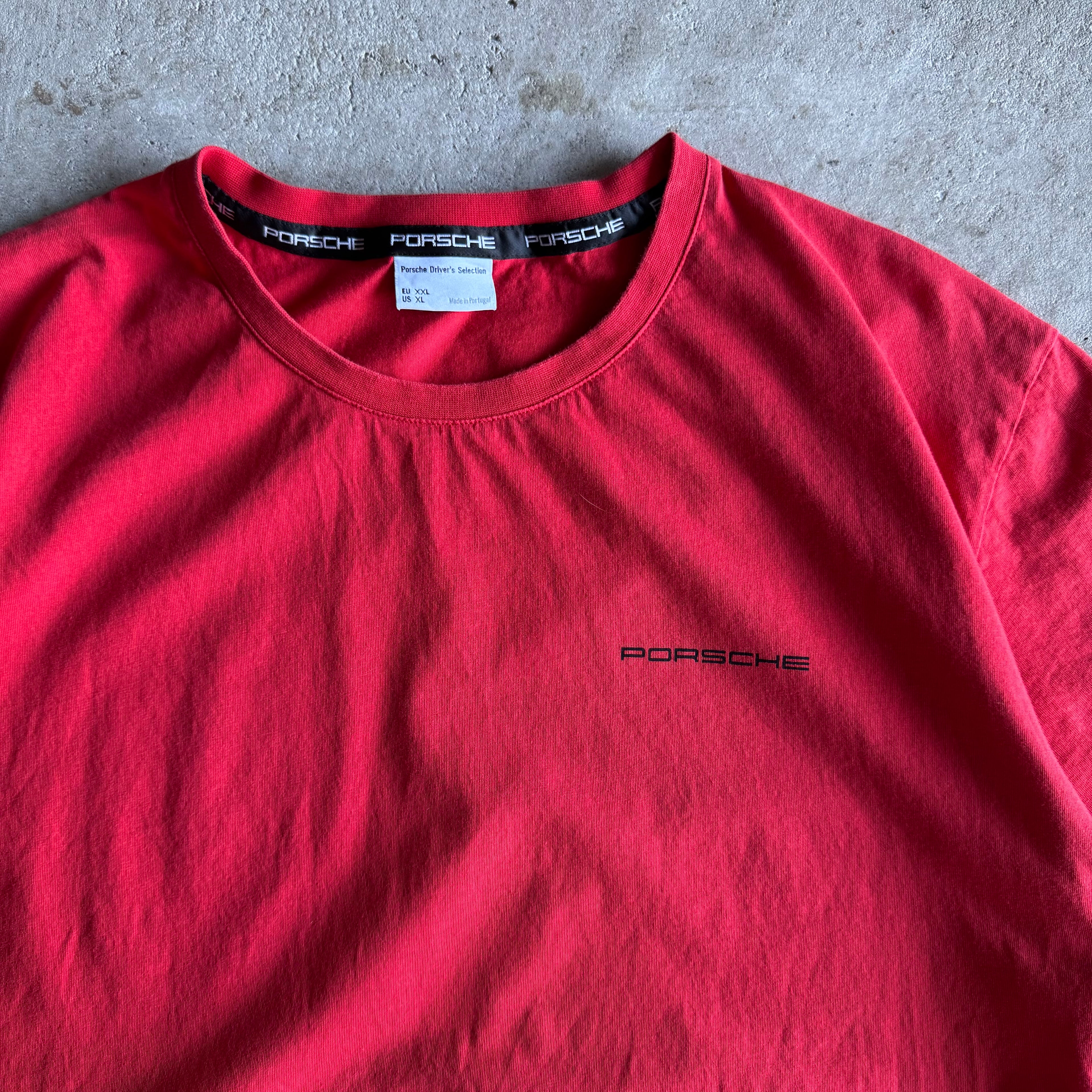 Porsche Selection Nobody's Perfect Red T Shirt (XL)