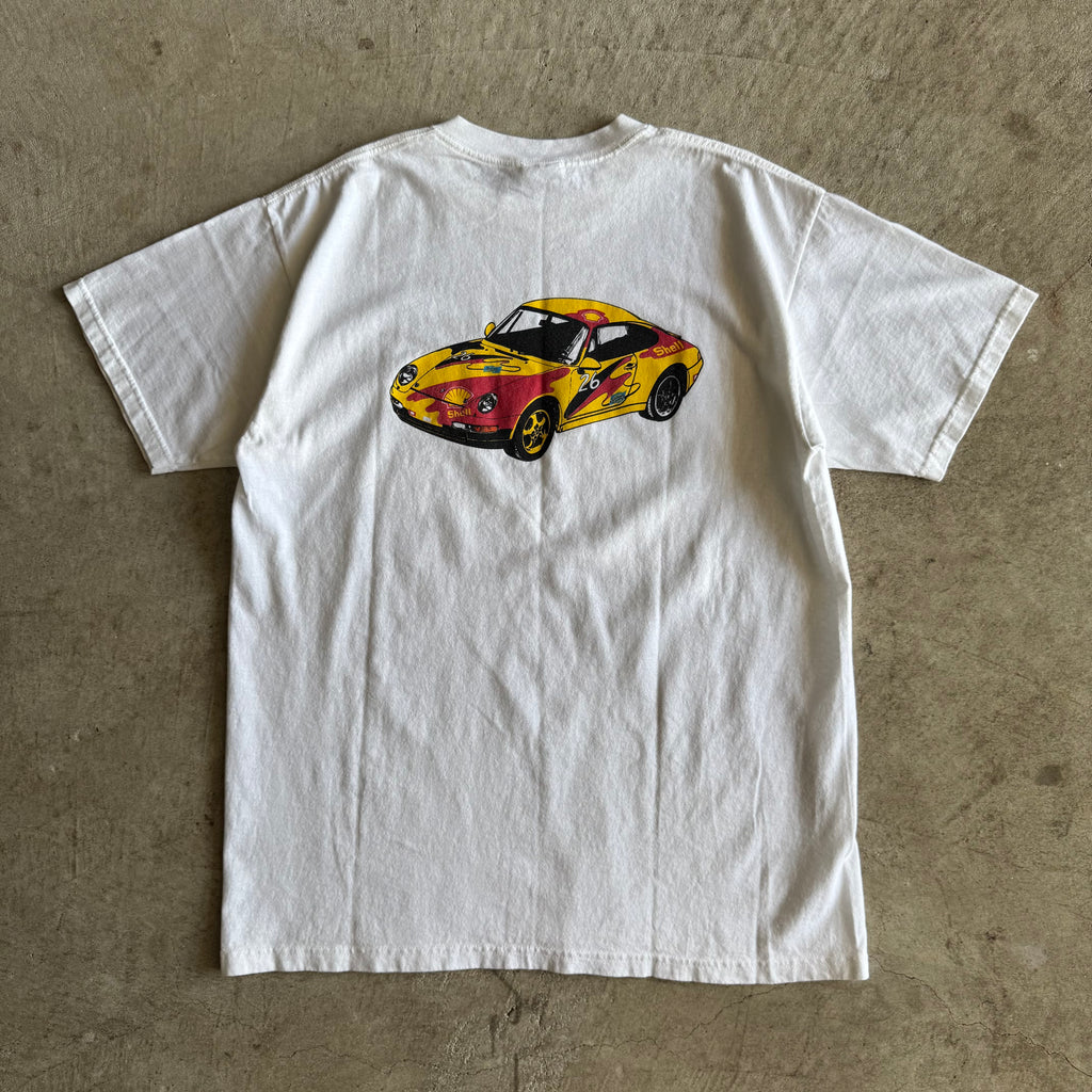 90s Porsche 993 Carrera Supercup White T Shirt (L)