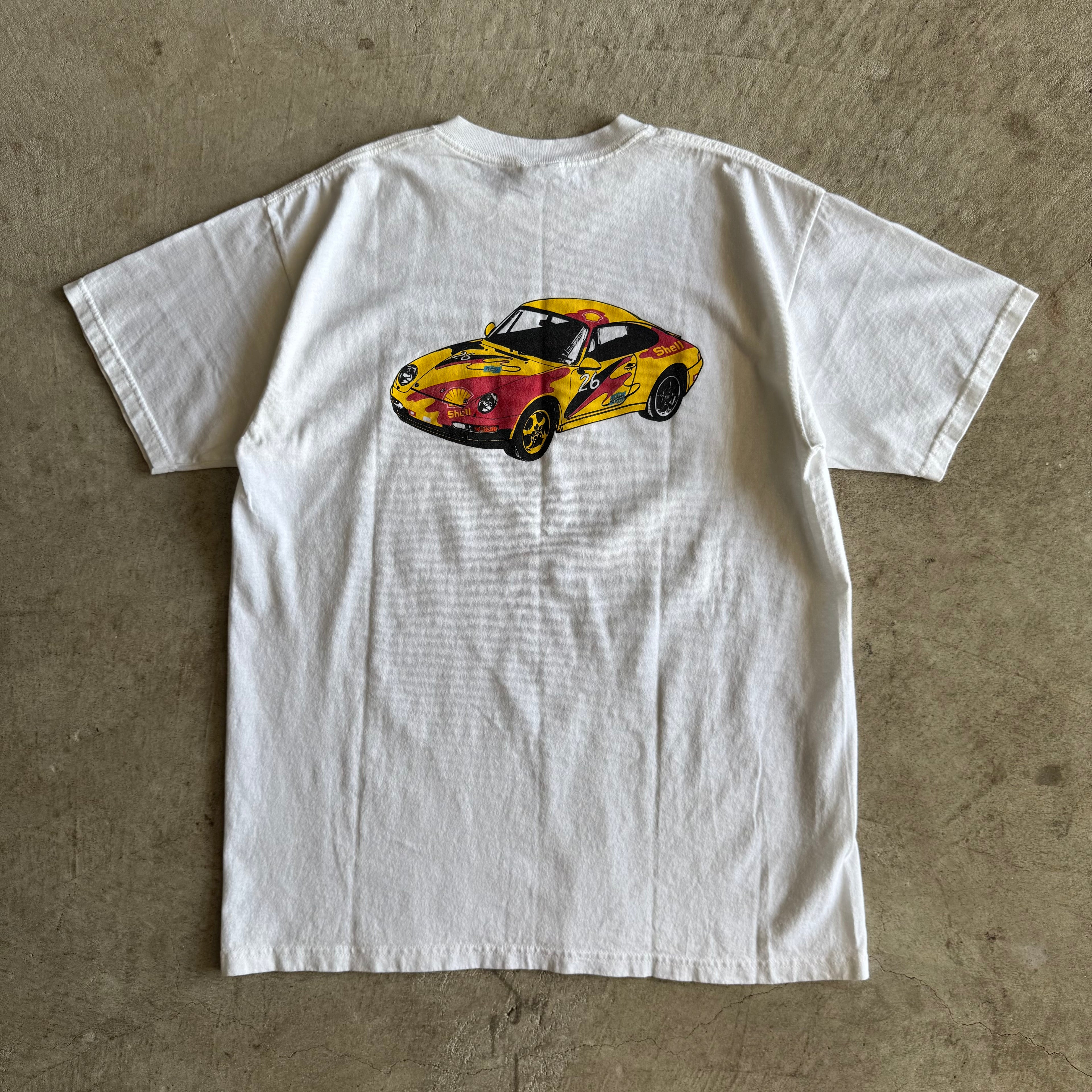 90s Porsche 993 Carrera Supercup White T Shirt (L)