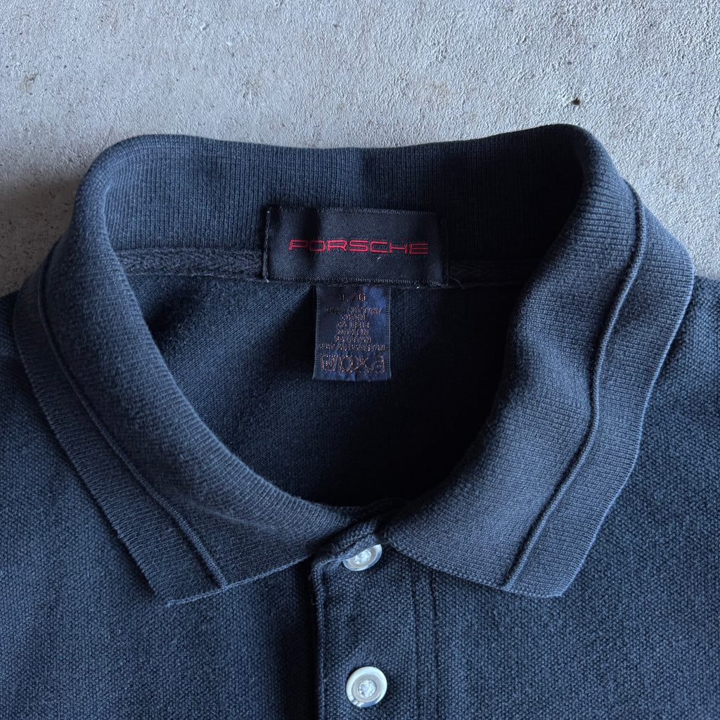 90s Porsche Selection GT1 Black Polo Shirt (L)