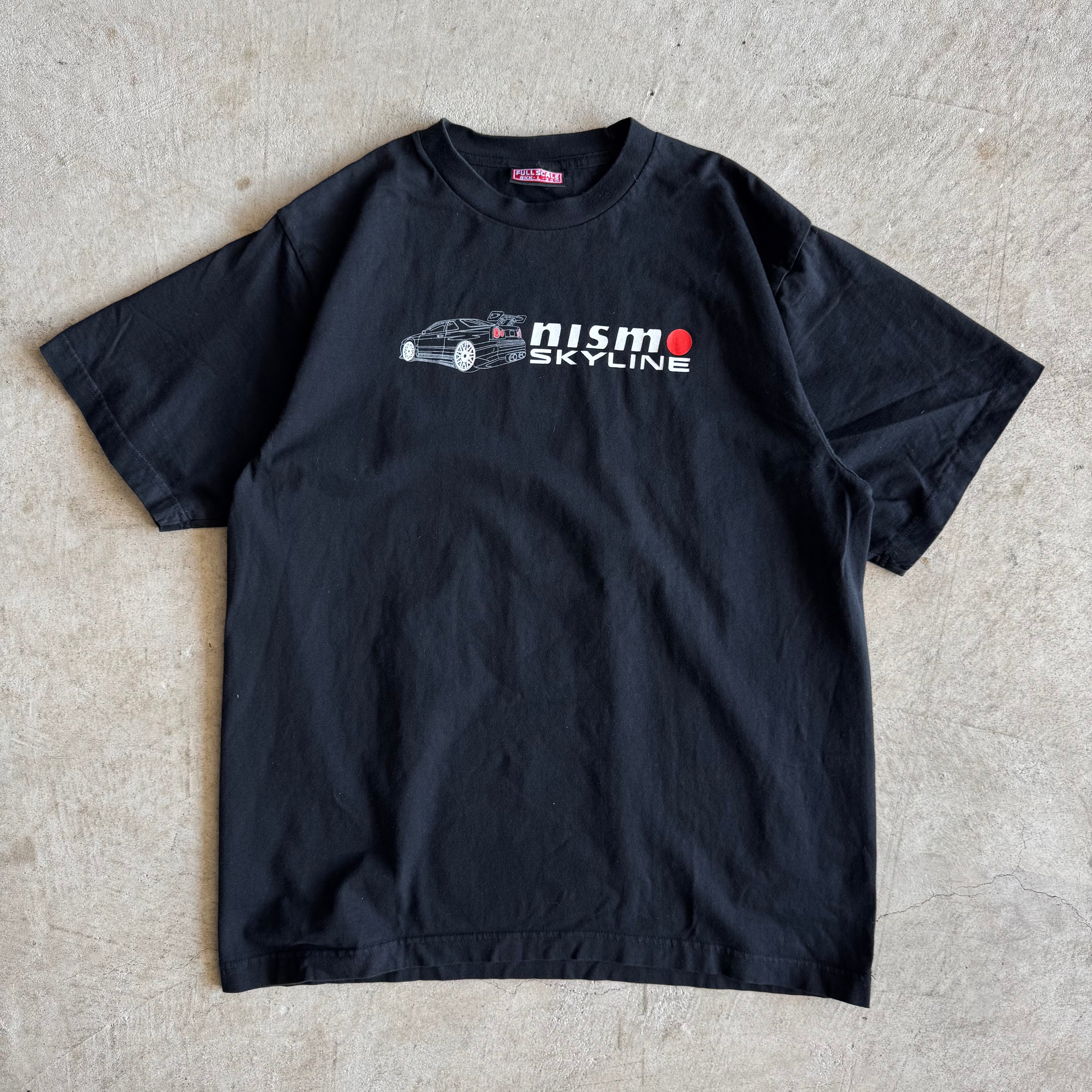 90s Nismo Nissan Skyline GT-R R34 Black T Shirt (L)