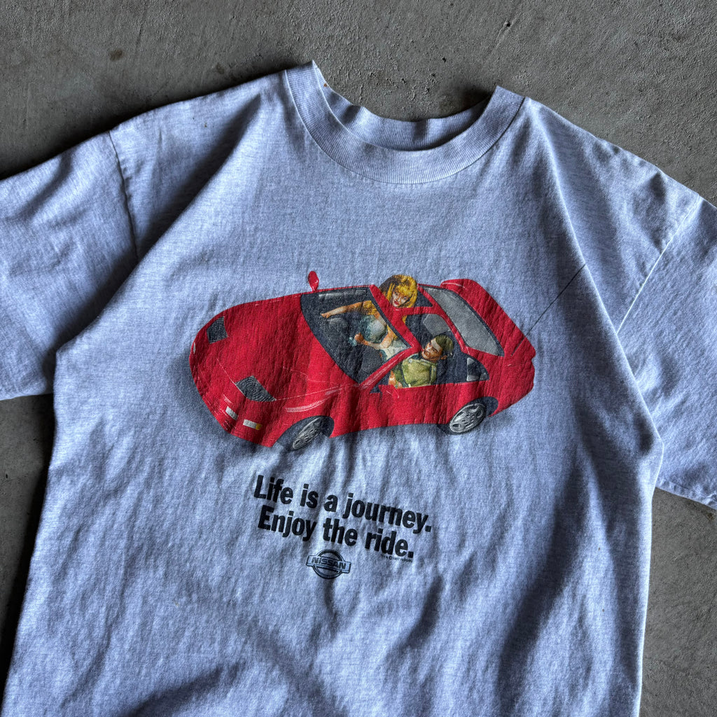 1996 Nissan 300ZX Barbie Enjoy the Ride Grey T Shirt (L)