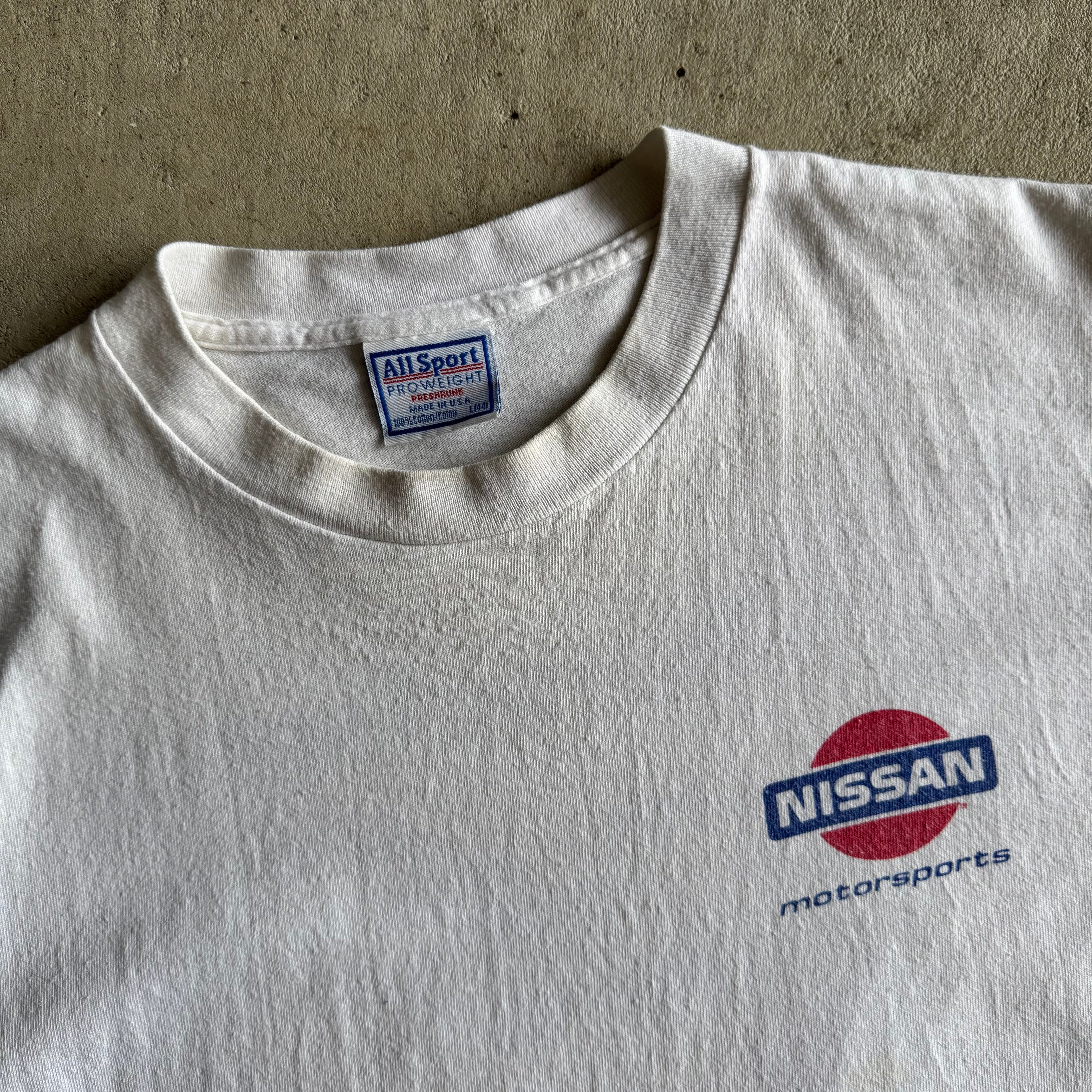 90s Nissan Motorsports IMSA GTP Champions White T Shirt (L)