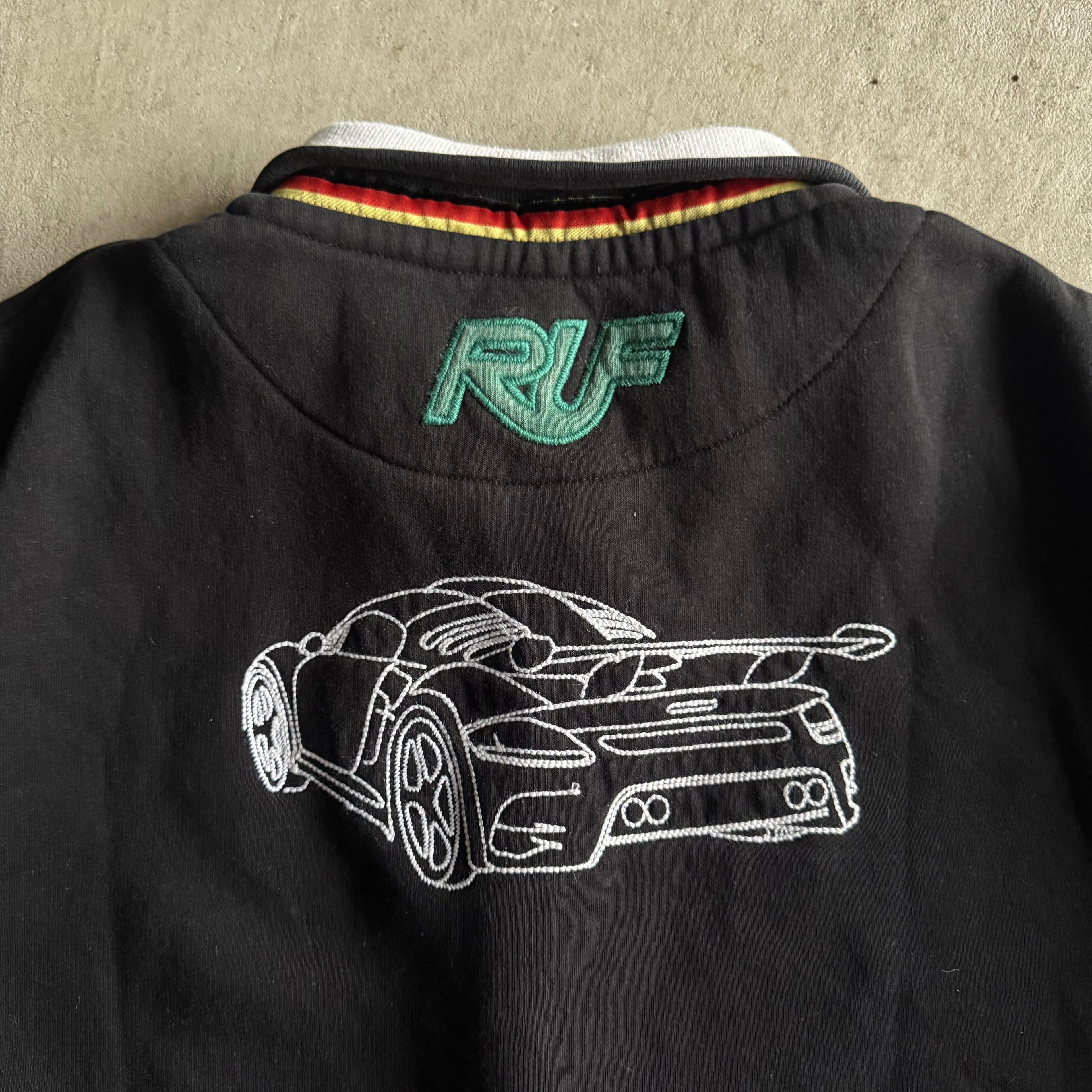 Vintage RUF Porsche SEIT 1939 Black Jacket Size XL