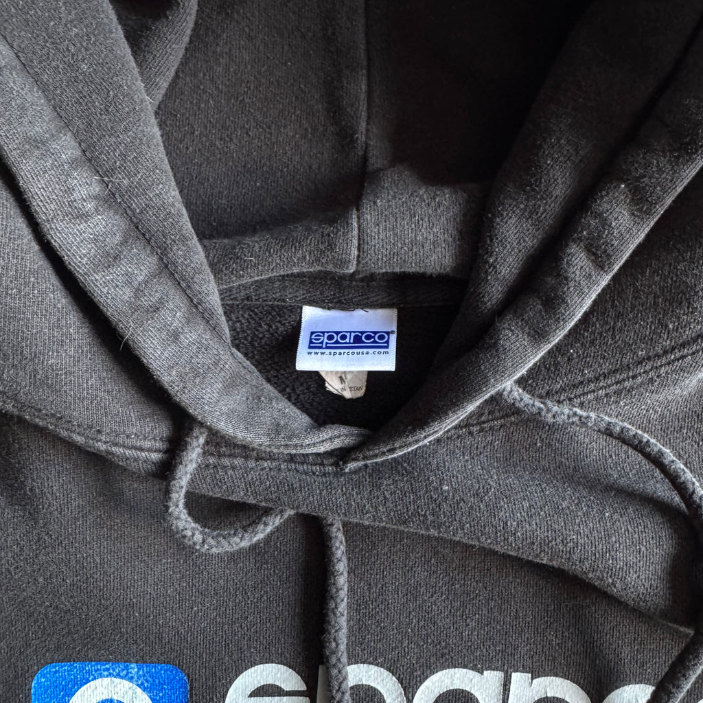 90s Sparco Racing Black Pullover Sweater (L)
