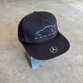 90s Mercedes-Benz DTM Silhouette Black Adjustable Hat