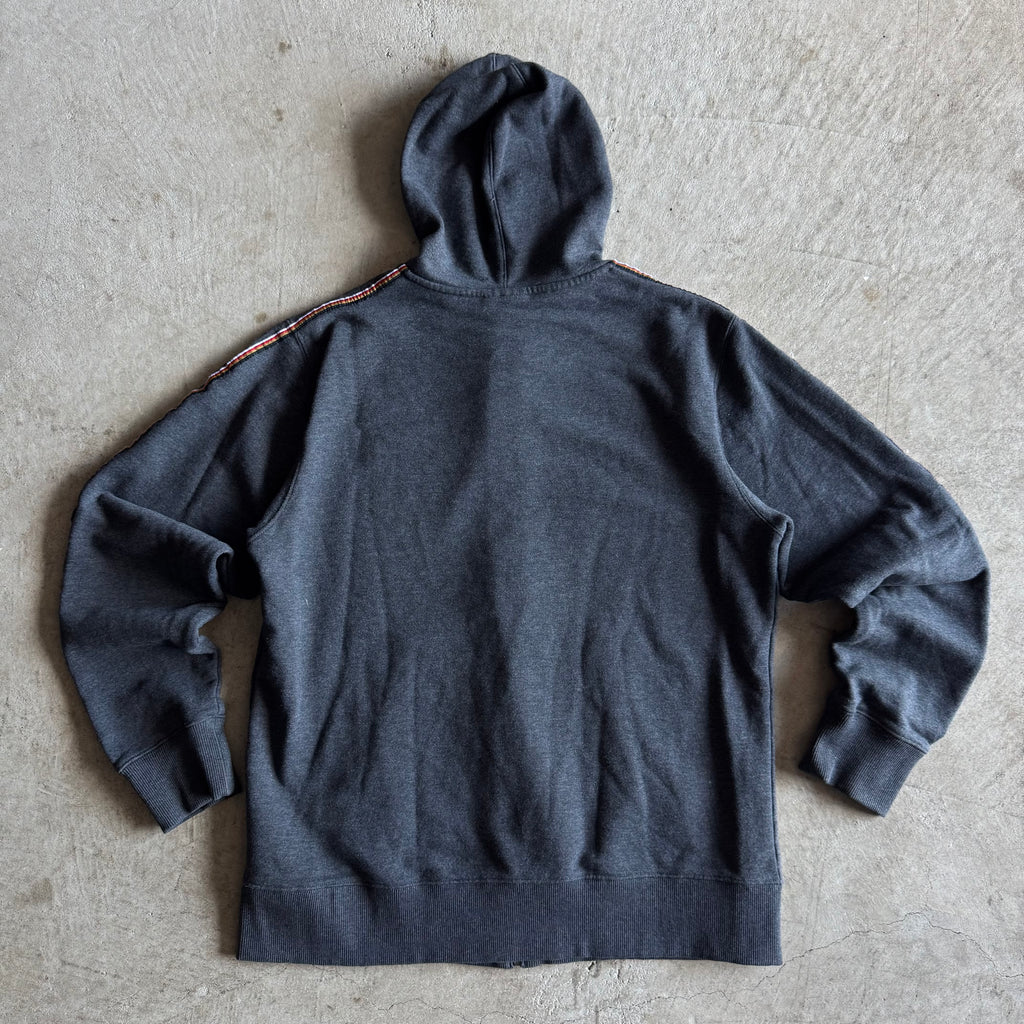 90s Mugen Power Honda Racing Grey Hooded Jacket (L)