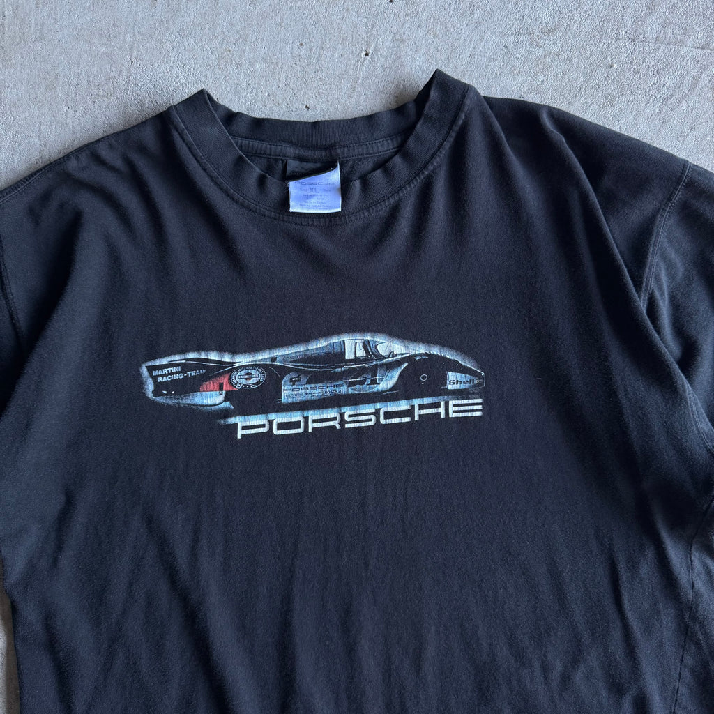 2000s Porsche Martini Racing 917/30 Black T Shirt (XL)