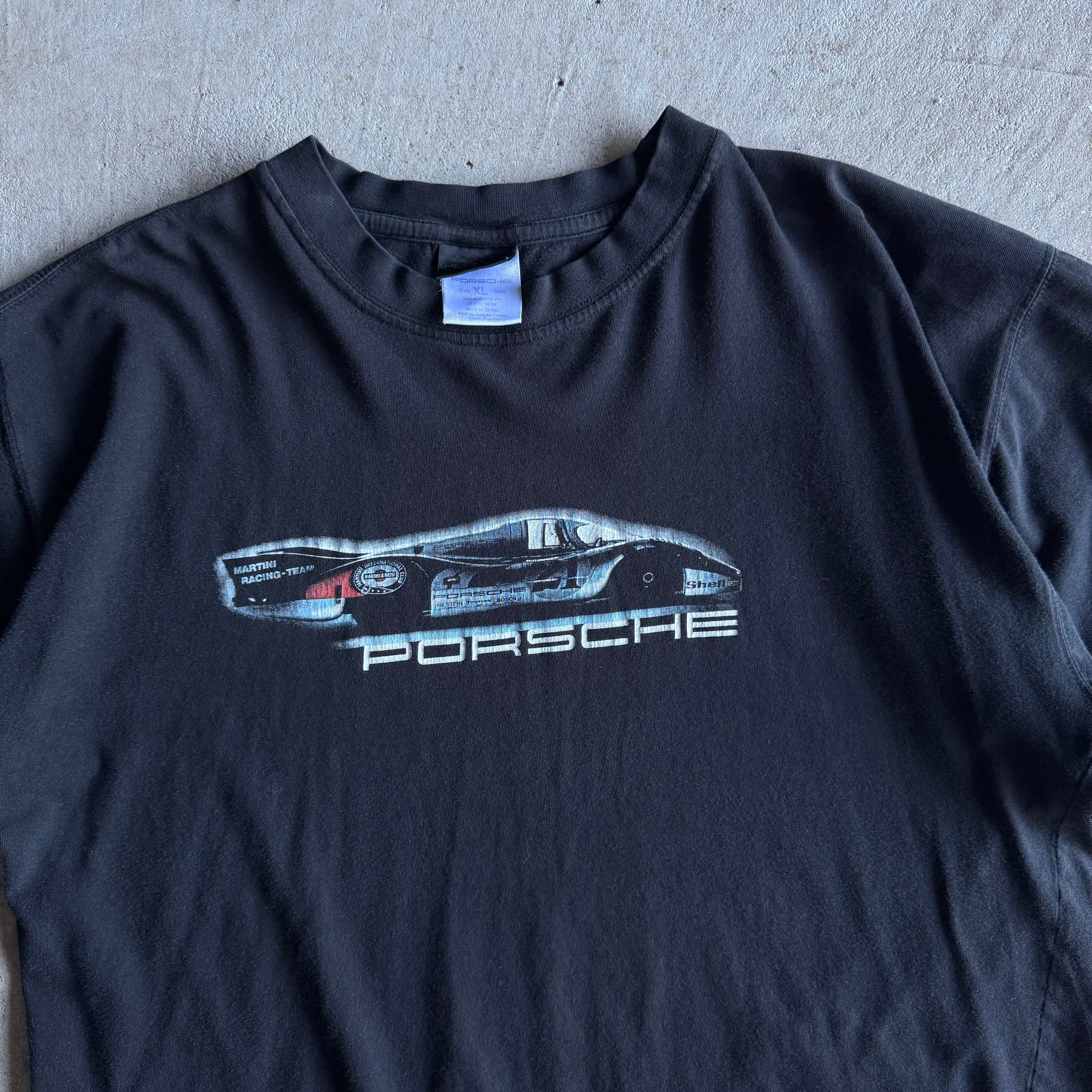 2000s Porsche Martini Racing 917/30 Black T Shirt (XL)