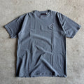 90s Porsche Selection Embroidered Crest Grey Tonal T Shirt (XL)