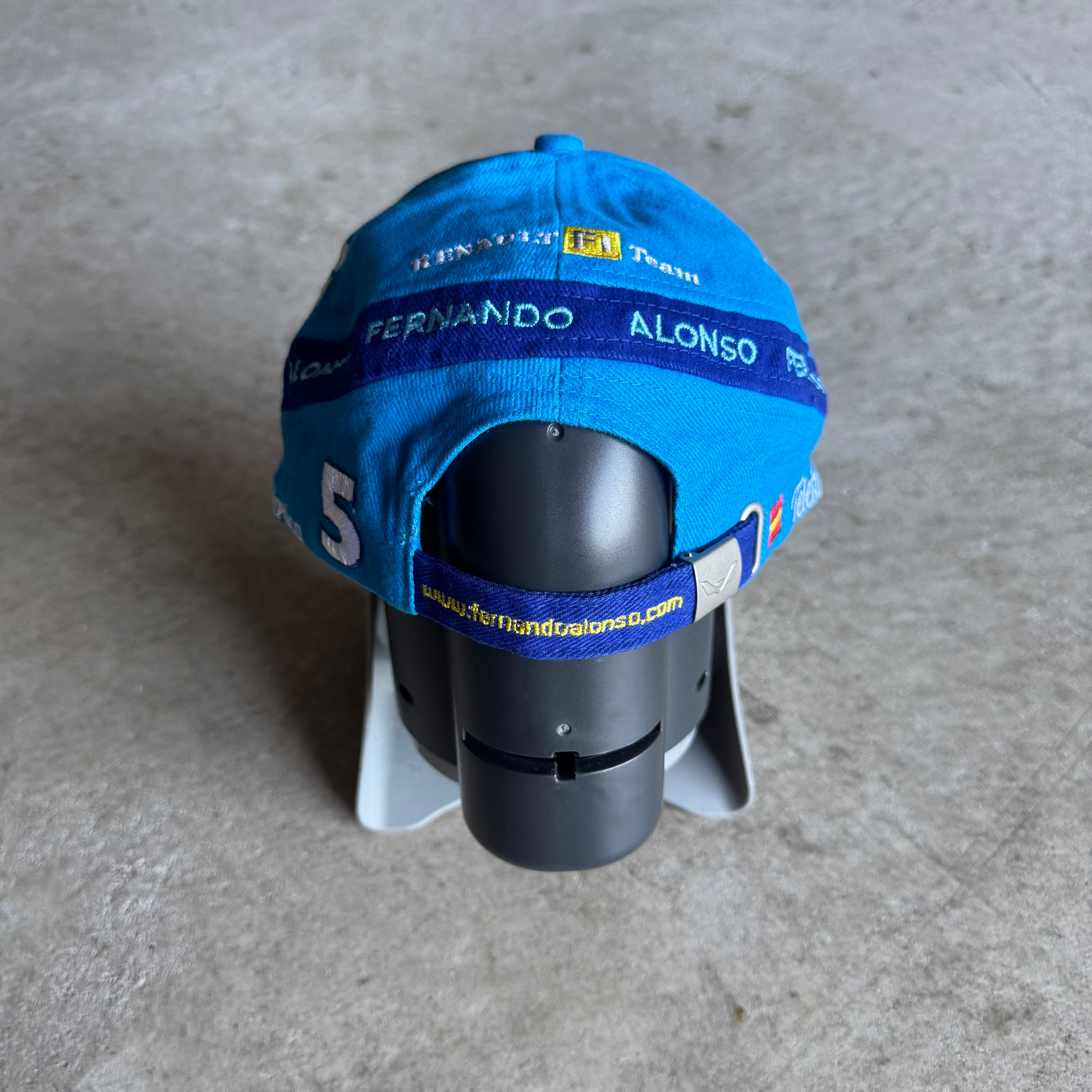 2000s Fernando Alonso F1 Team Spirit Blue Cap Hat