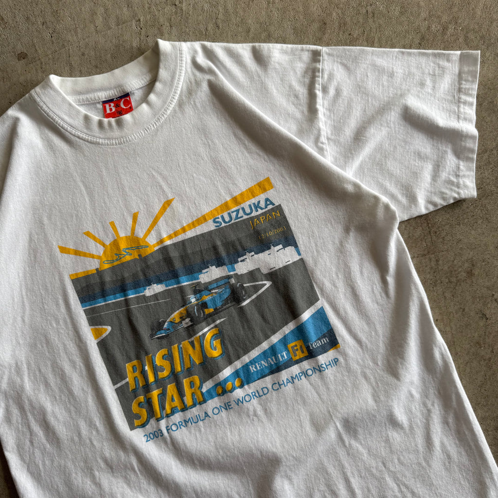 2003 Renault F1 Suzuka Japan Champion White T Shirt (XL)