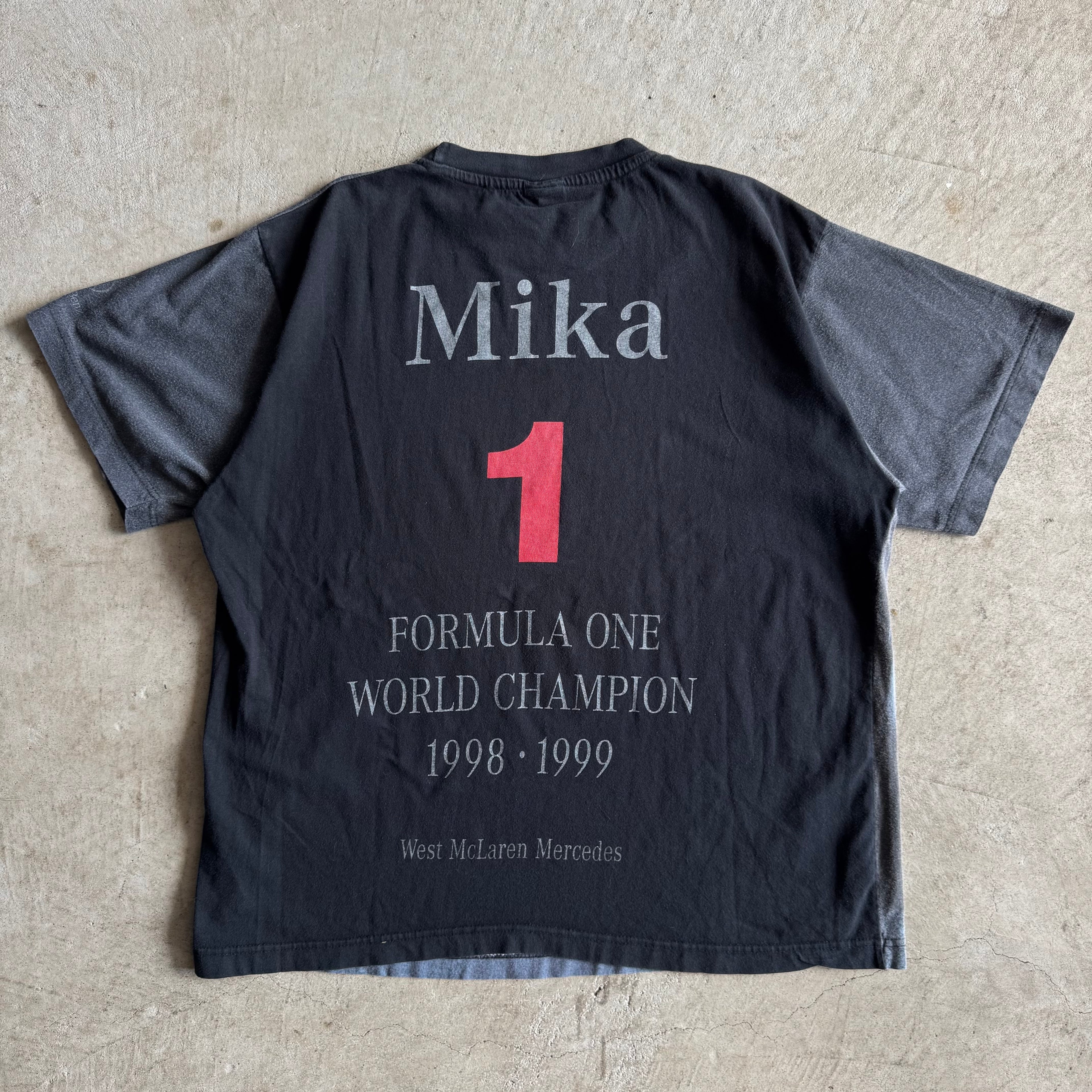 1999 Mercedes Mika Haikkinen World Champion T Shirt (M)