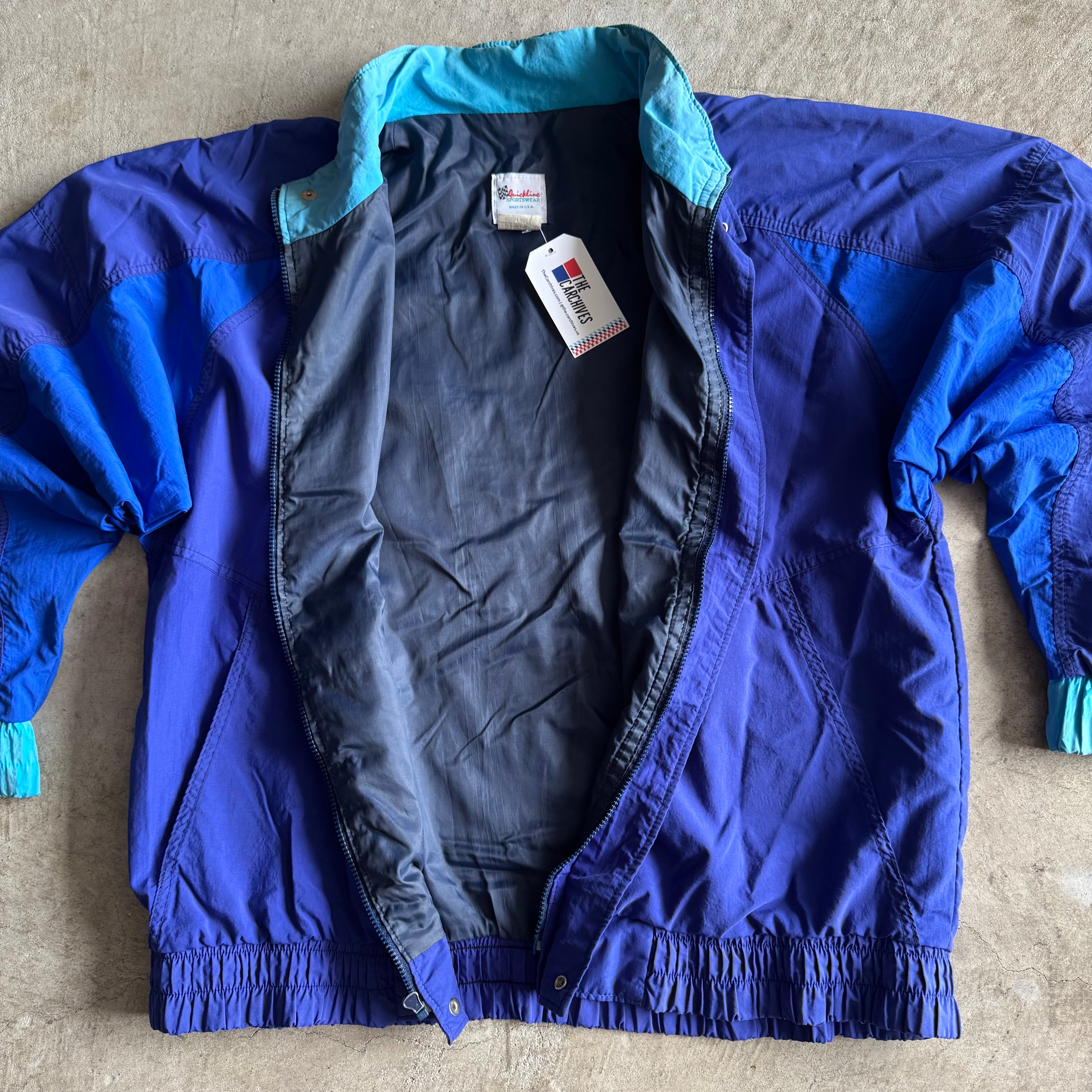 Vintage 1999 Toyota Grand Prix of Long Beach CART Blue Jacket Size Large