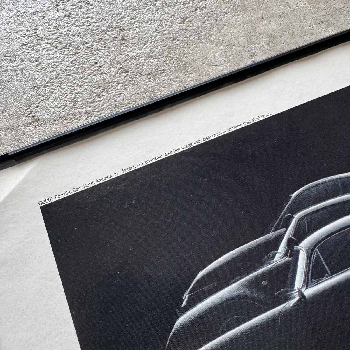 2001 Porsche Cayenne The Next Porsche Bloodlines Framed Advertisement