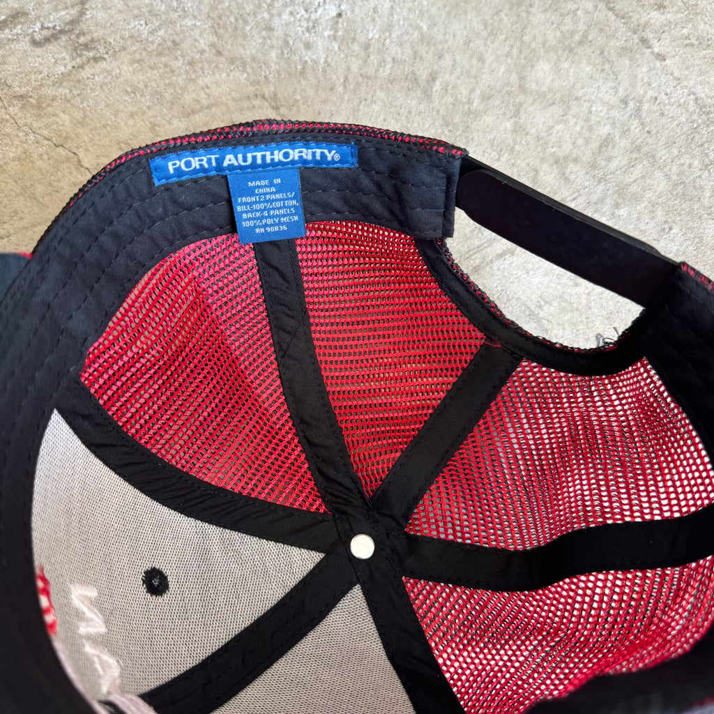 2000s Nissan Nismo Black Red Adjustable Mesh Trucker Hat