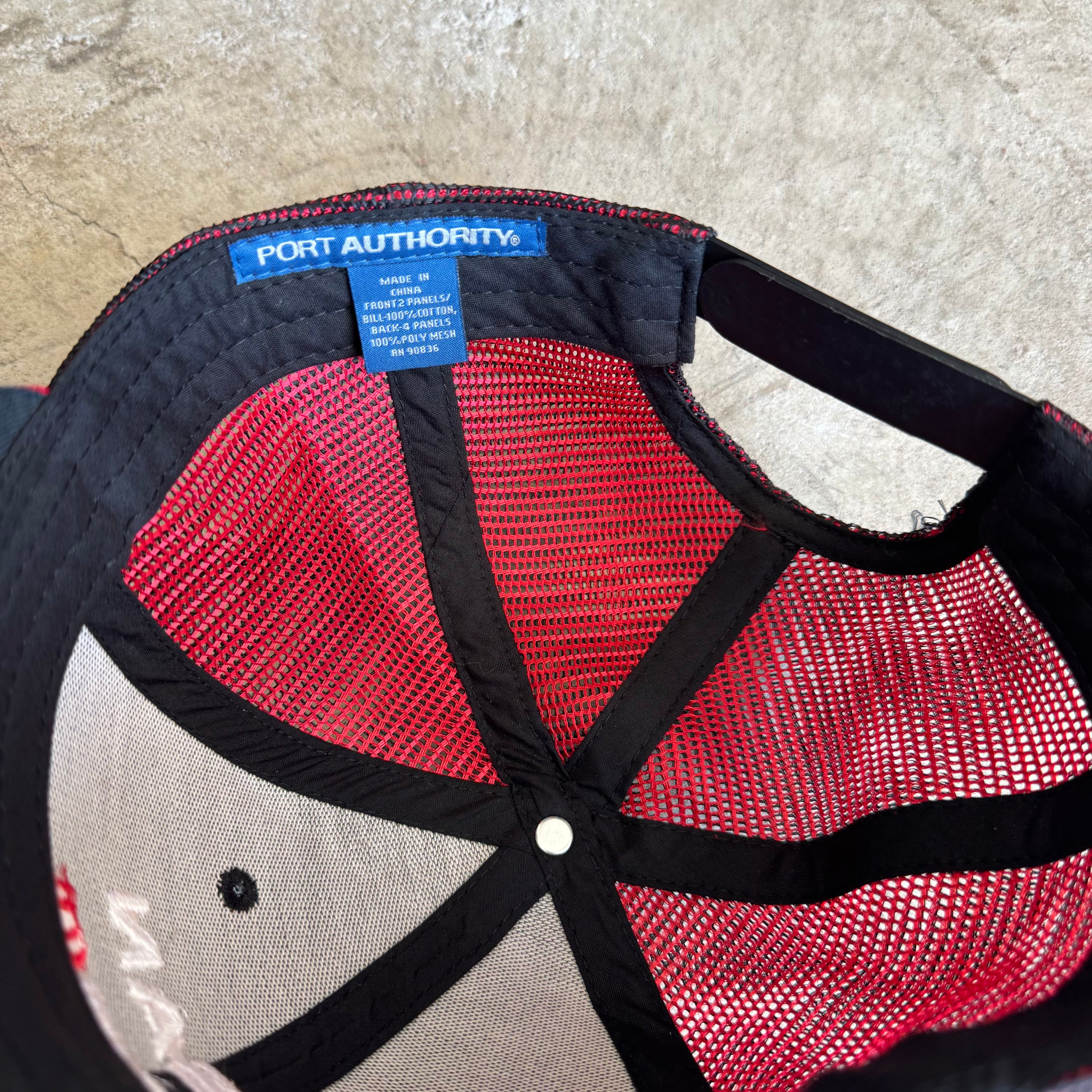 2000s Nissan Nismo Black Red Adjustable Mesh Trucker Hat