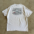 90s Porsche Selection Legends of Le Mans White T Shirt (XL)