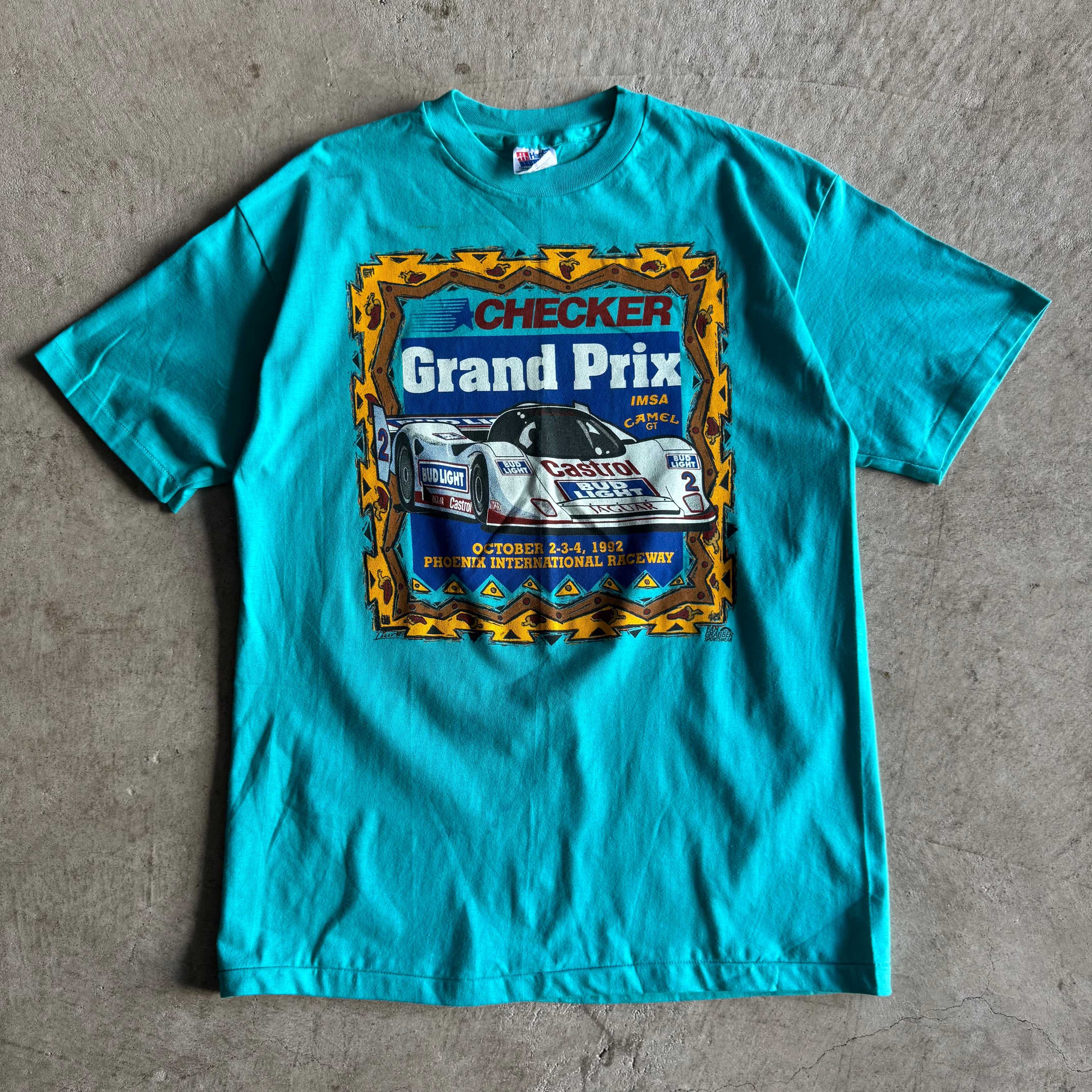 1992 IMSA Camel GT Jaguar XJR-14 Blue T Shirt