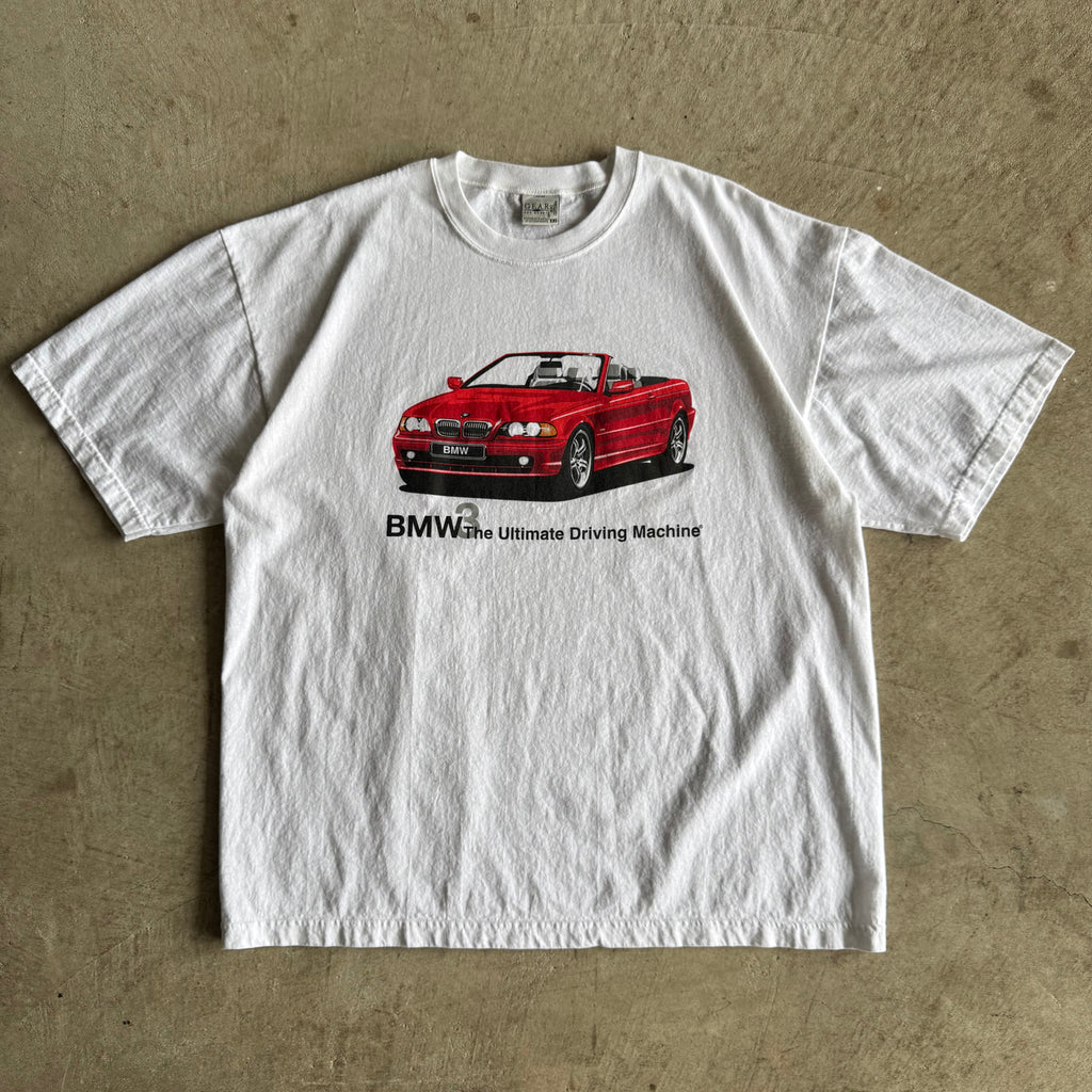2000s BMW Ultimate Driving Machine E46 Cabriolet White Shirt (XXL)
