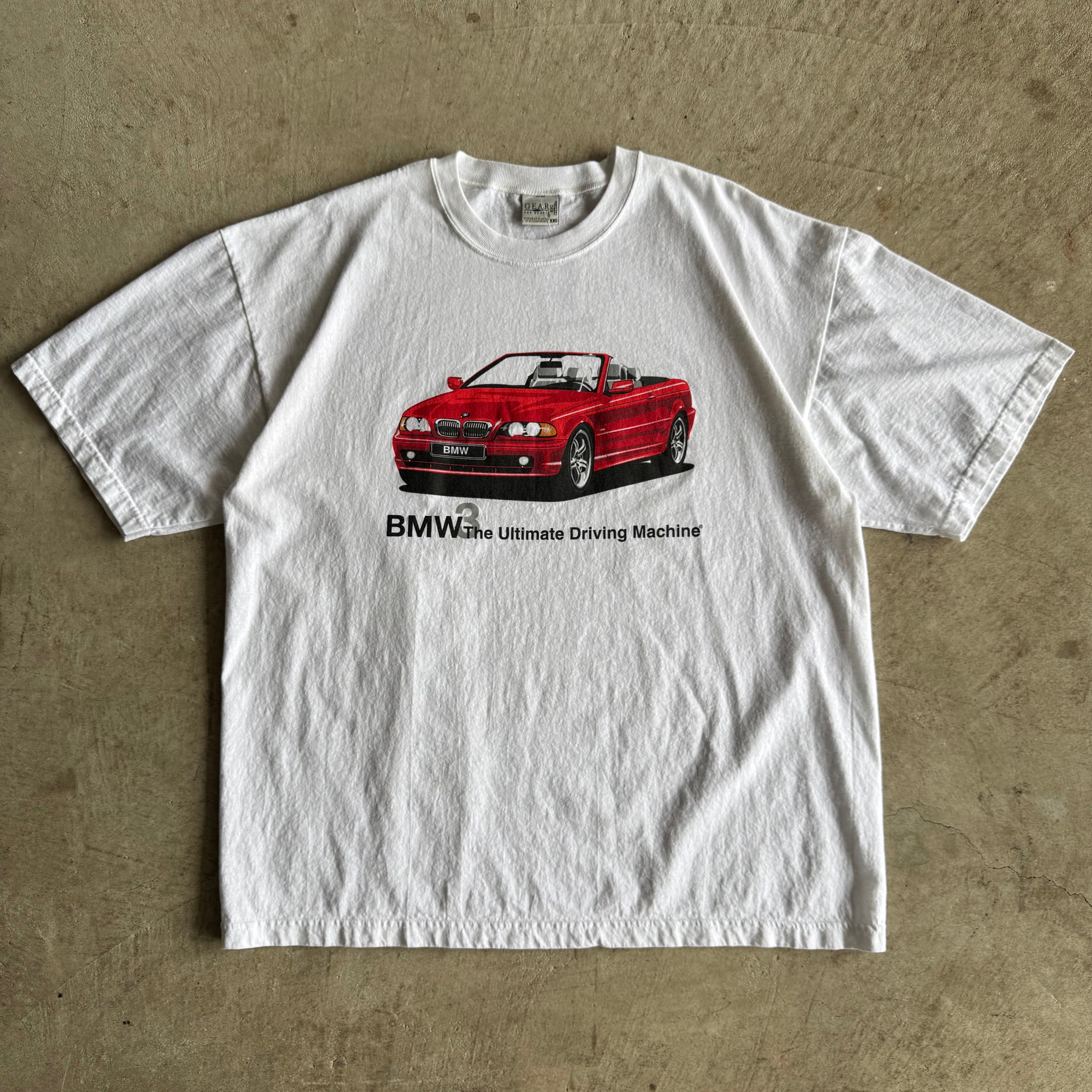 2000s BMW Ultimate Driving Machine E46 Cabriolet White Shirt (XXL)