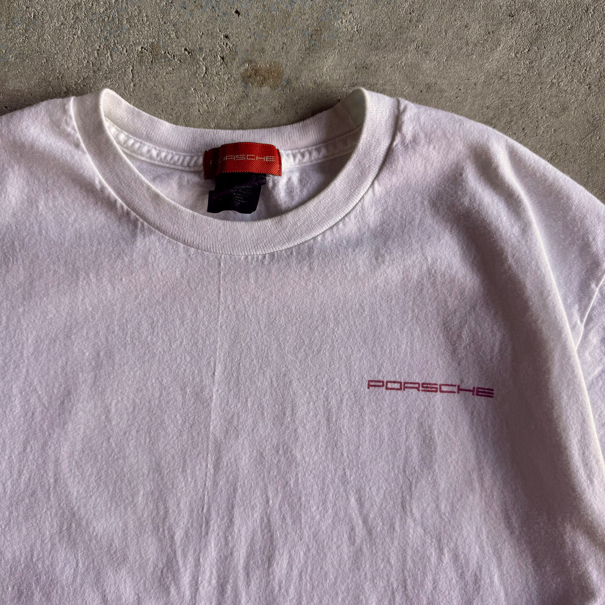 2000s Porsche Cayenne Faded White T Shirt (L)