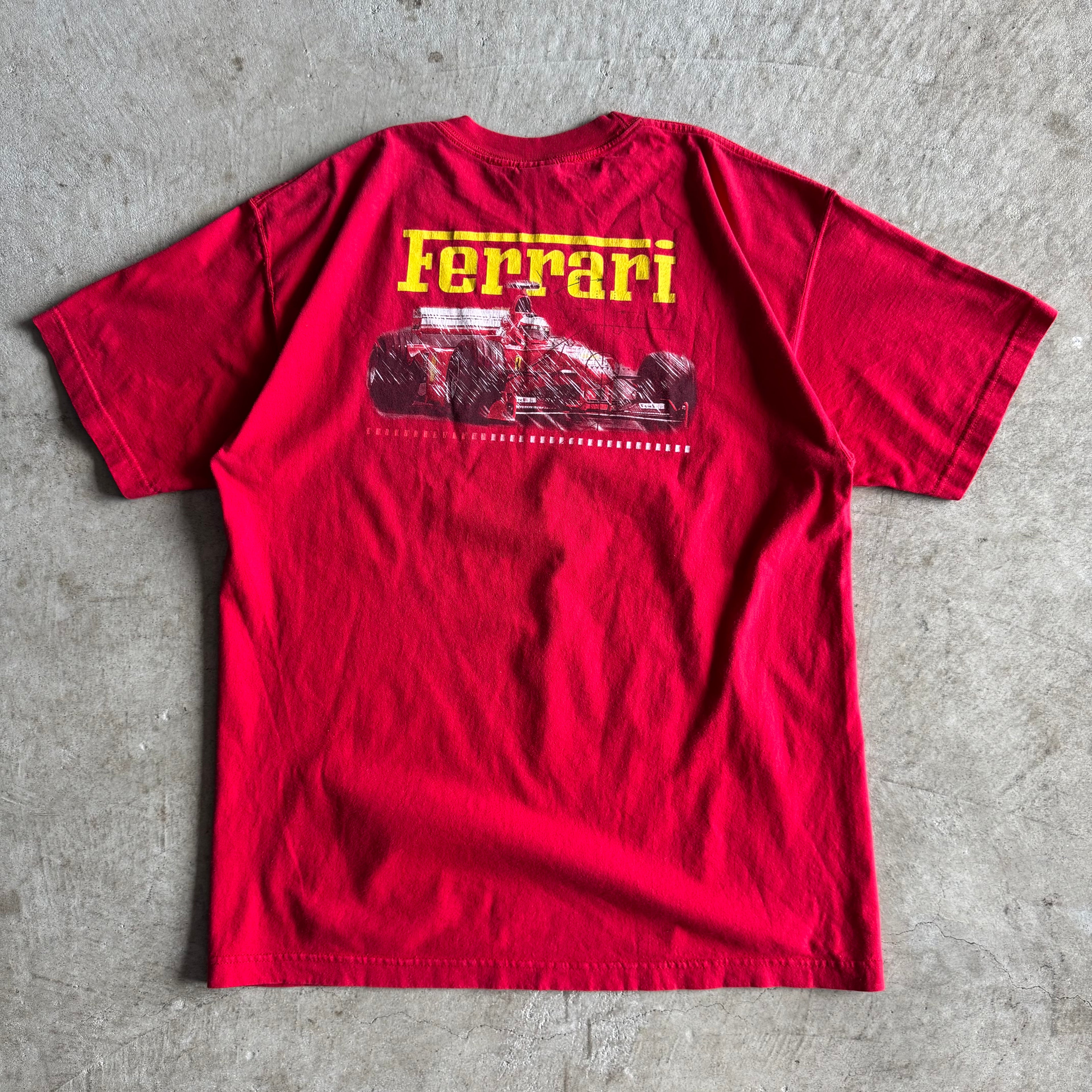 1999 Ferrari F-399 Formula 1 Red T Shirt (XL)